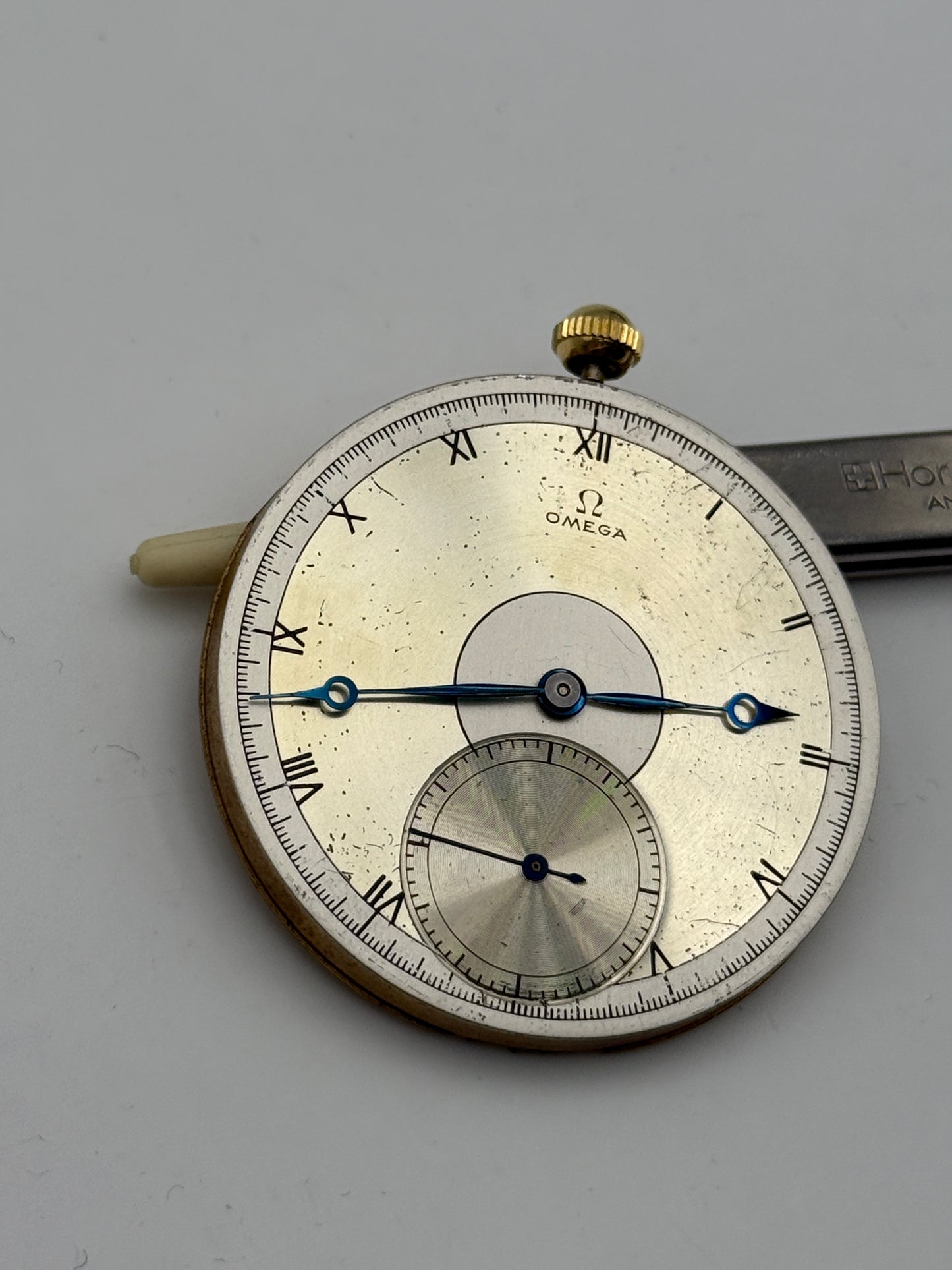 Omega pocket watch big eye 37.5l17p movement movimento
