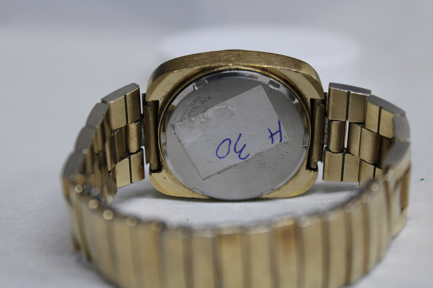 microma quartz solid state 34mm watch