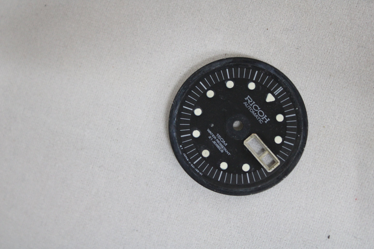 ricoh 150m automatic black quadrante dial 28mm