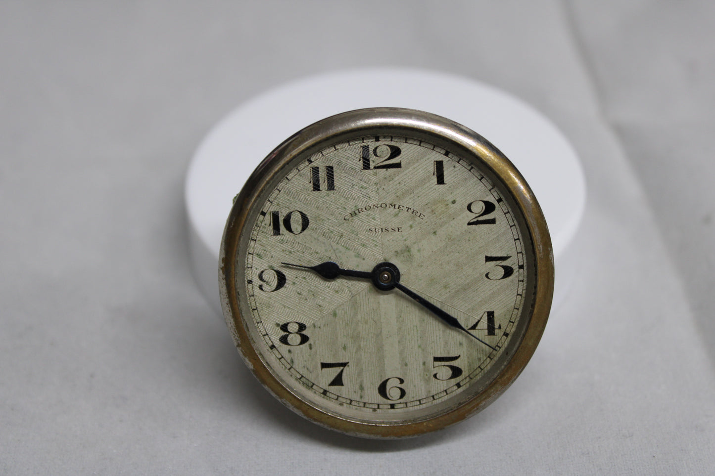 Chronographe Suisse Cie table clock movement movimento