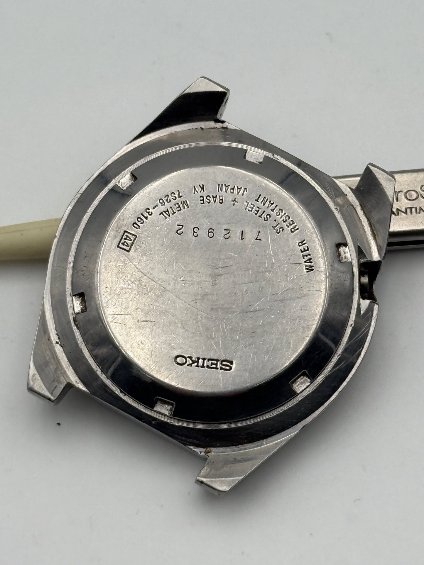 seiko 7s26-3160 38mm cassa case