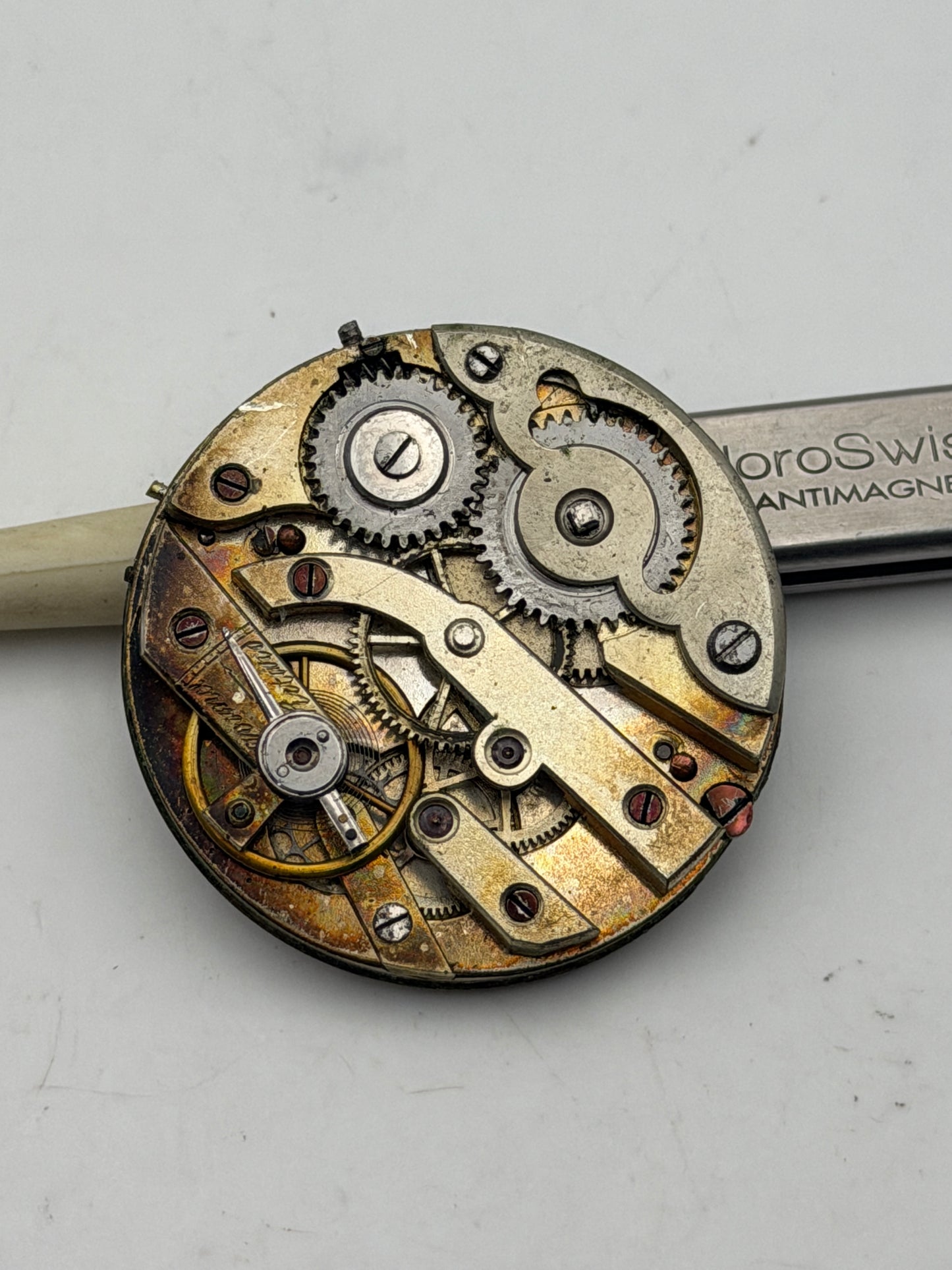 anonimo cilindro 31,5mm cylinder pocket watch movement movimento