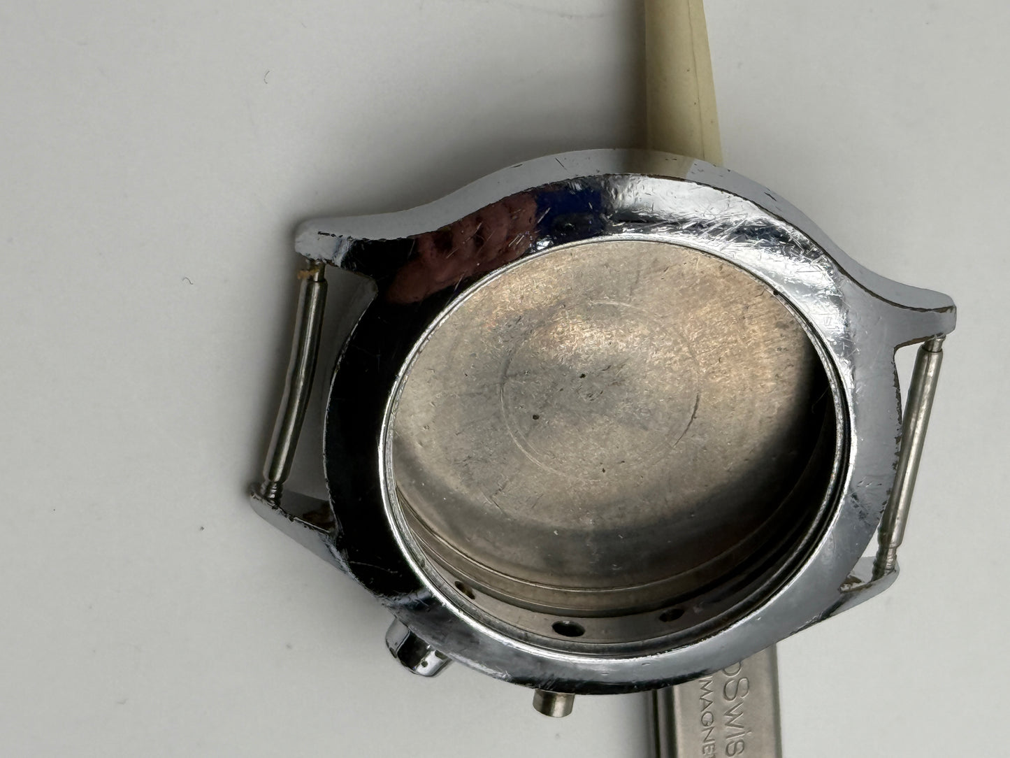 poljot chrono 3133 38mm cassa case