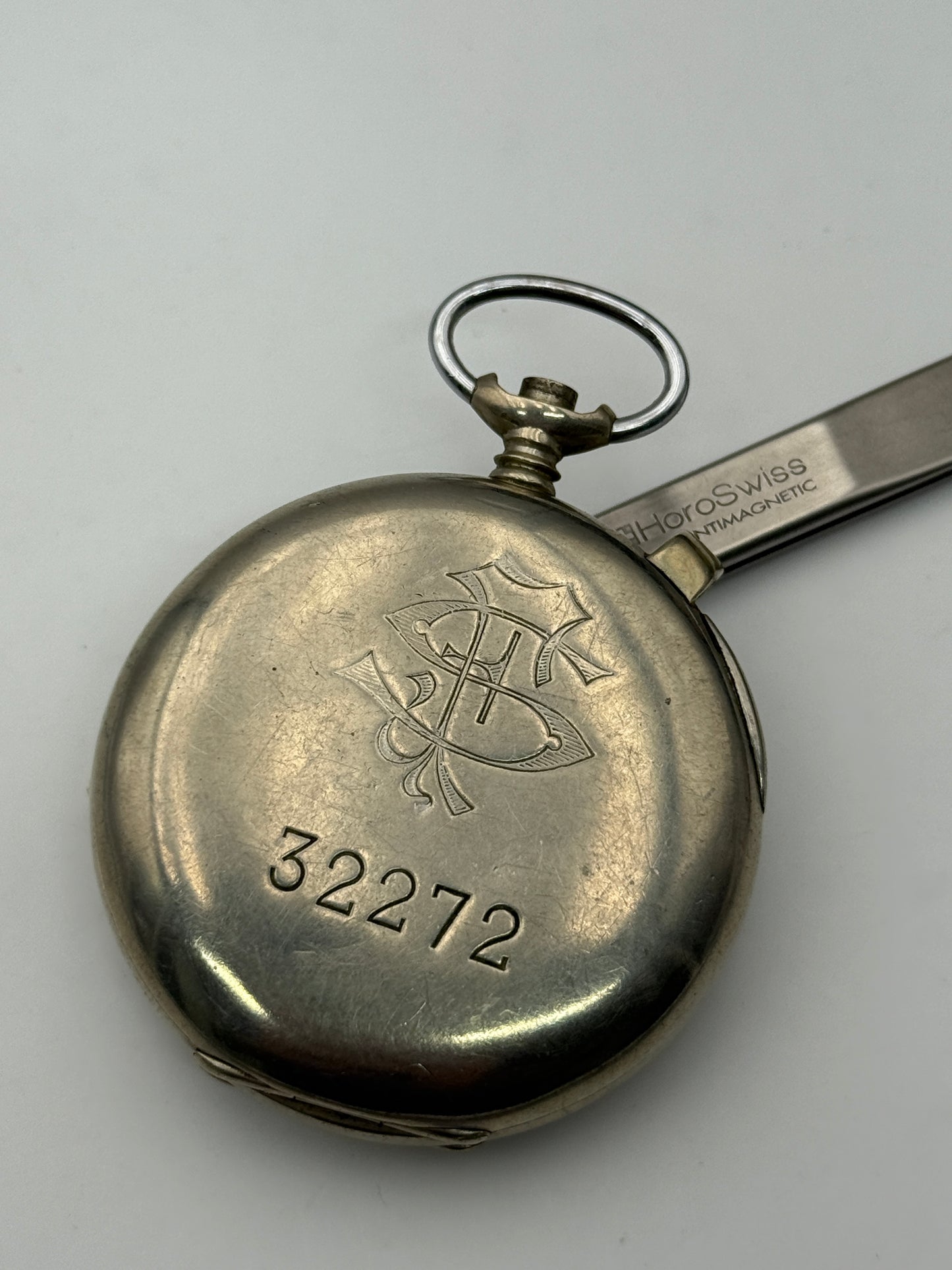 perseo fs 32272 52mm assigned pocket watch cassa case ferrovie dello stato