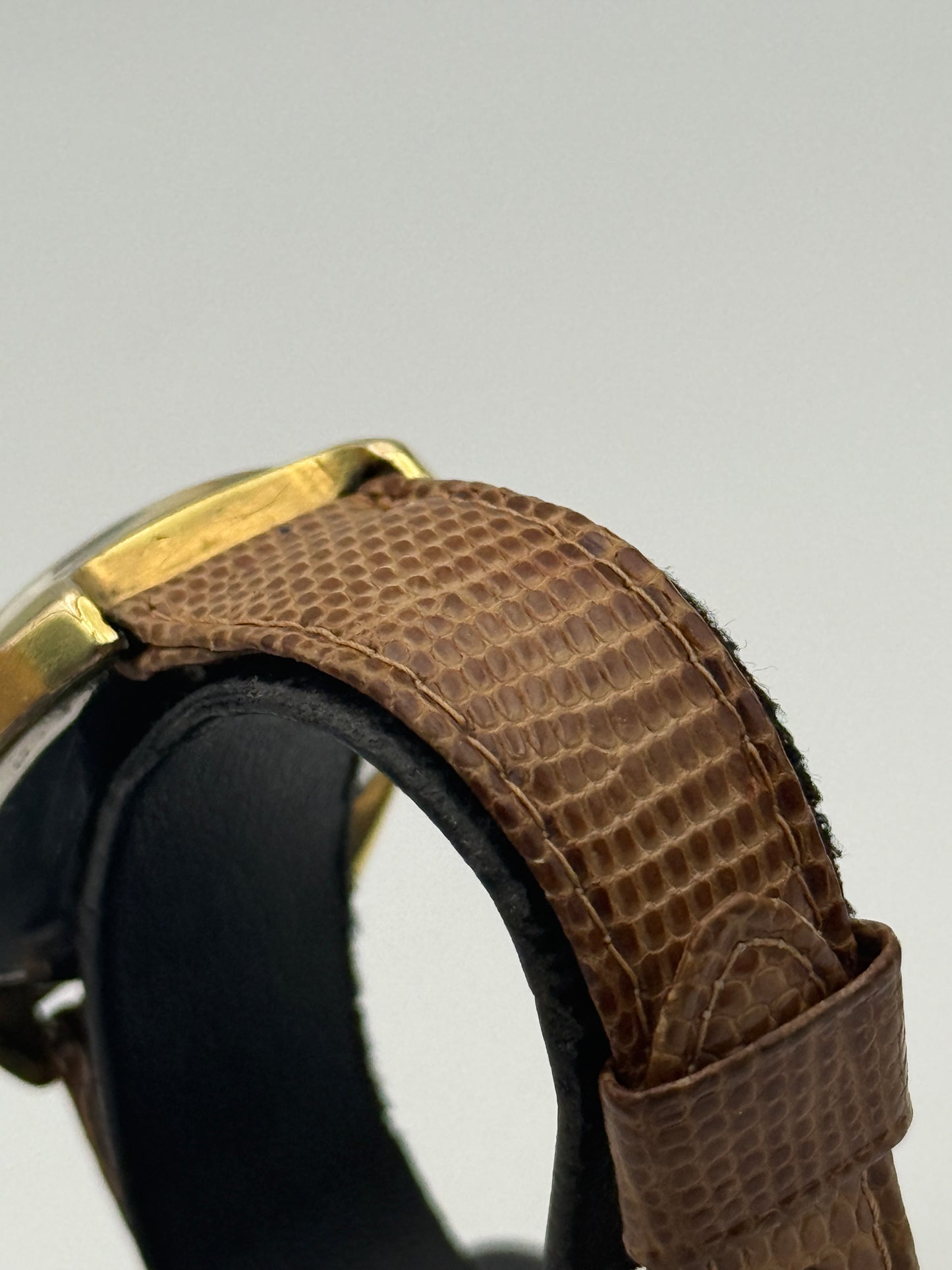 le martine diver automatic gold plated 11.272 brevet 36mm vintage