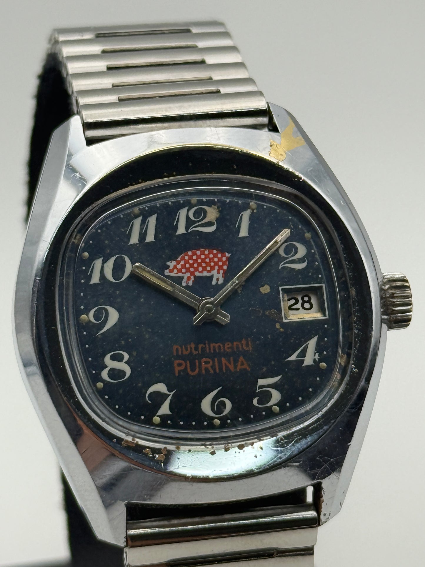 nutrimenti purina watch vintage swiss made 35mm