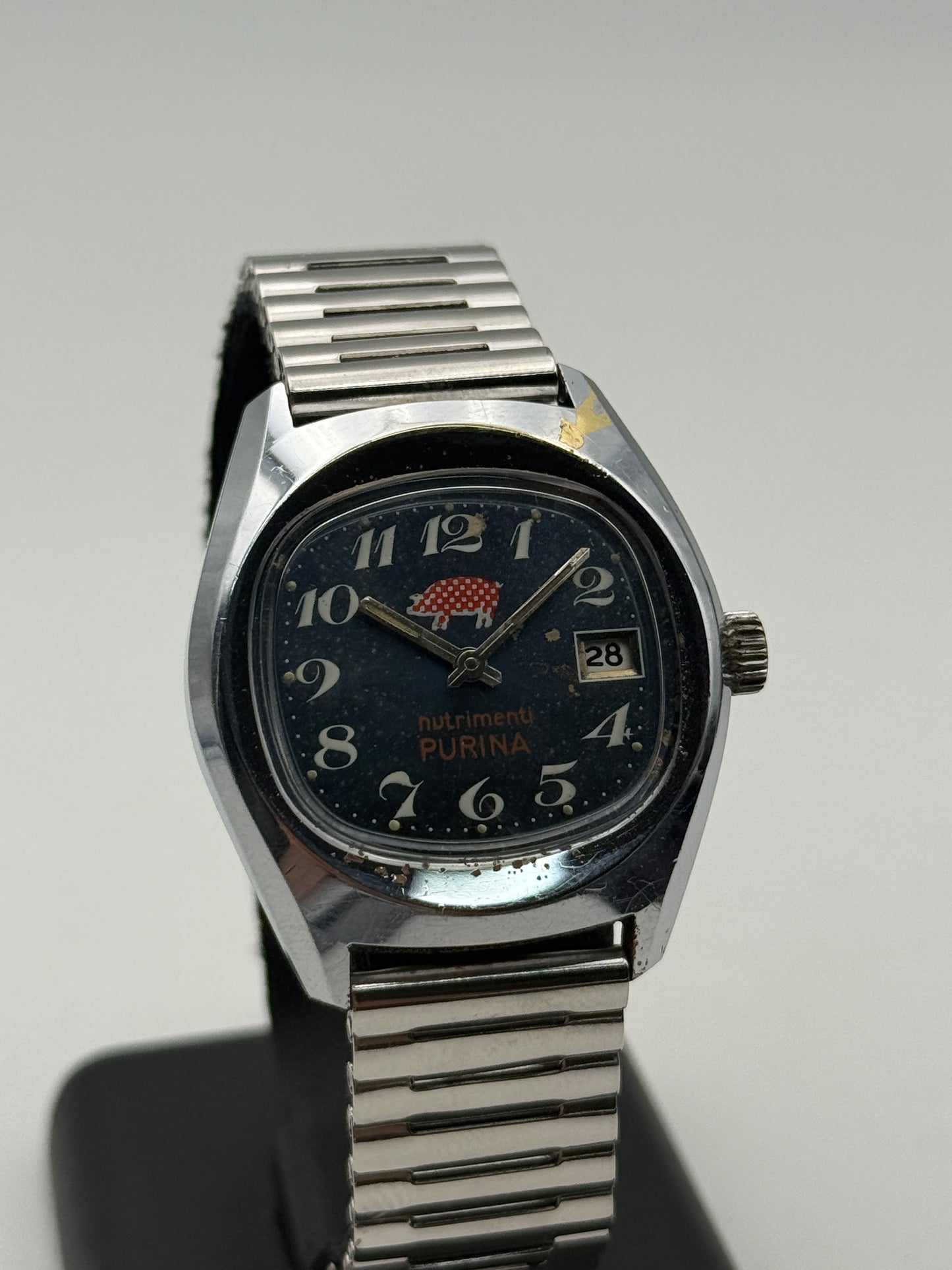 nutrimenti purina watch vintage swiss made 35mm