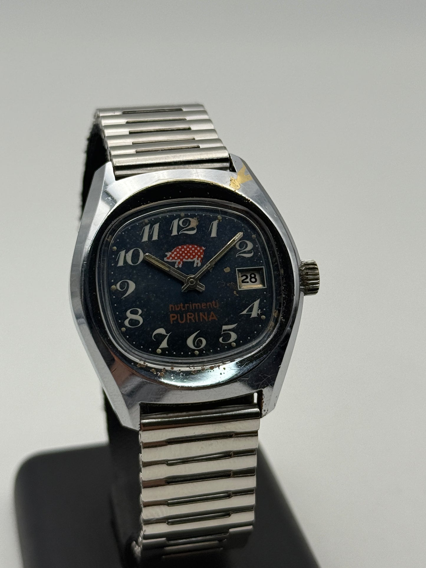 nutrimenti purina watch vintage swiss made 35mm