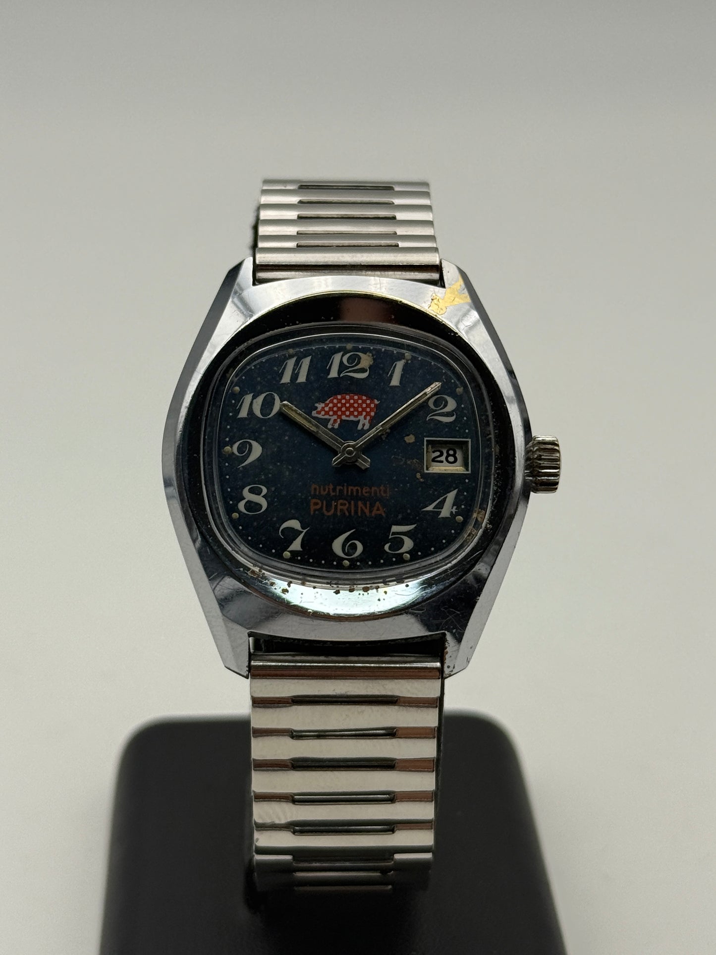 nutrimenti purina watch vintage swiss made 35mm