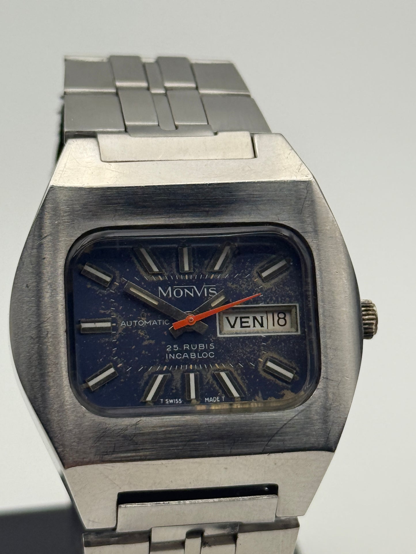 monvis diver vintage automatic eta steel 38mm 1518