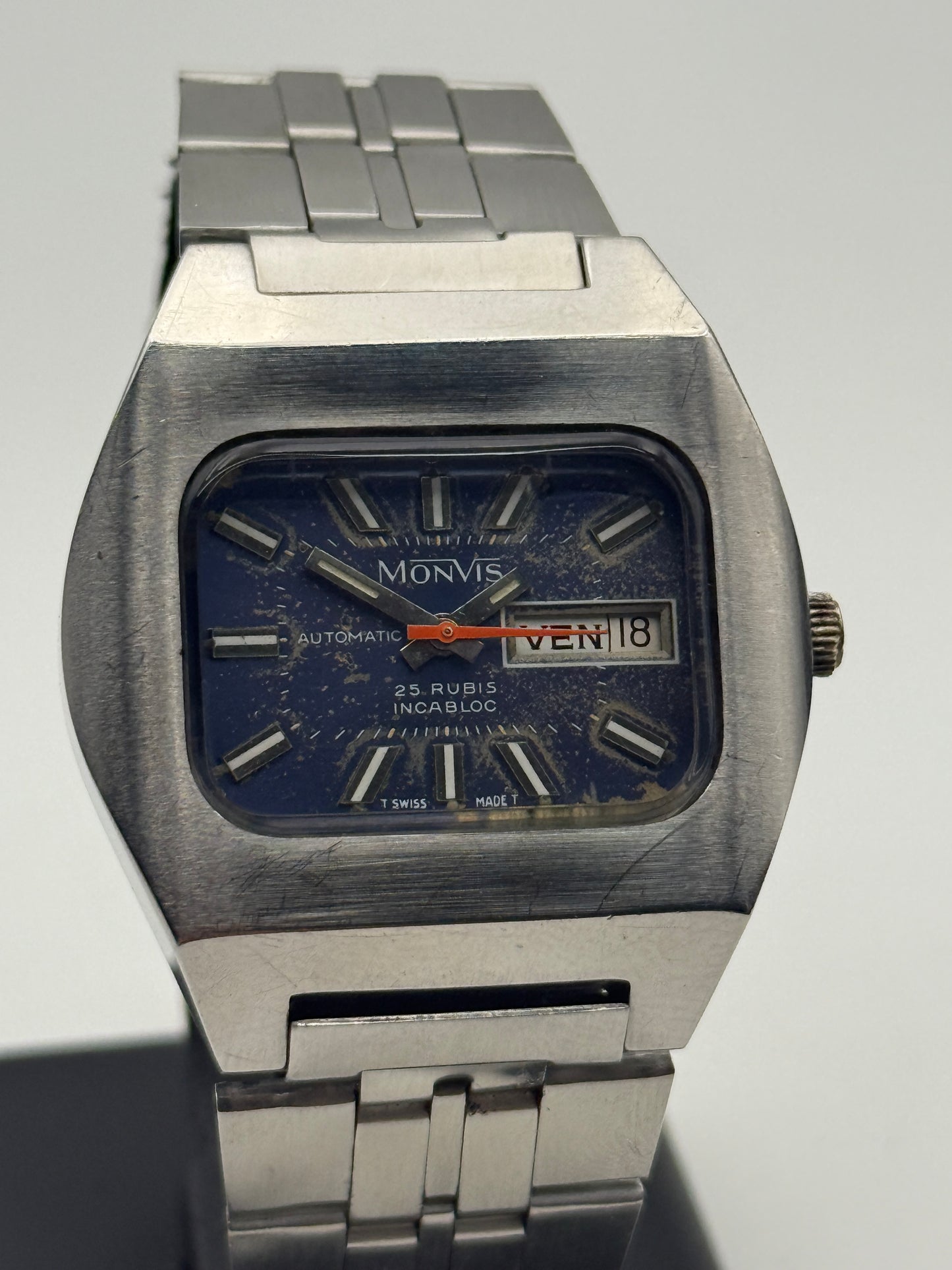 monvis diver vintage automatic eta steel 38mm 1518