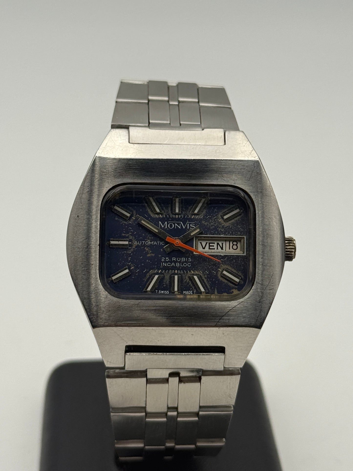 monvis diver vintage automatic eta steel 38mm 1518