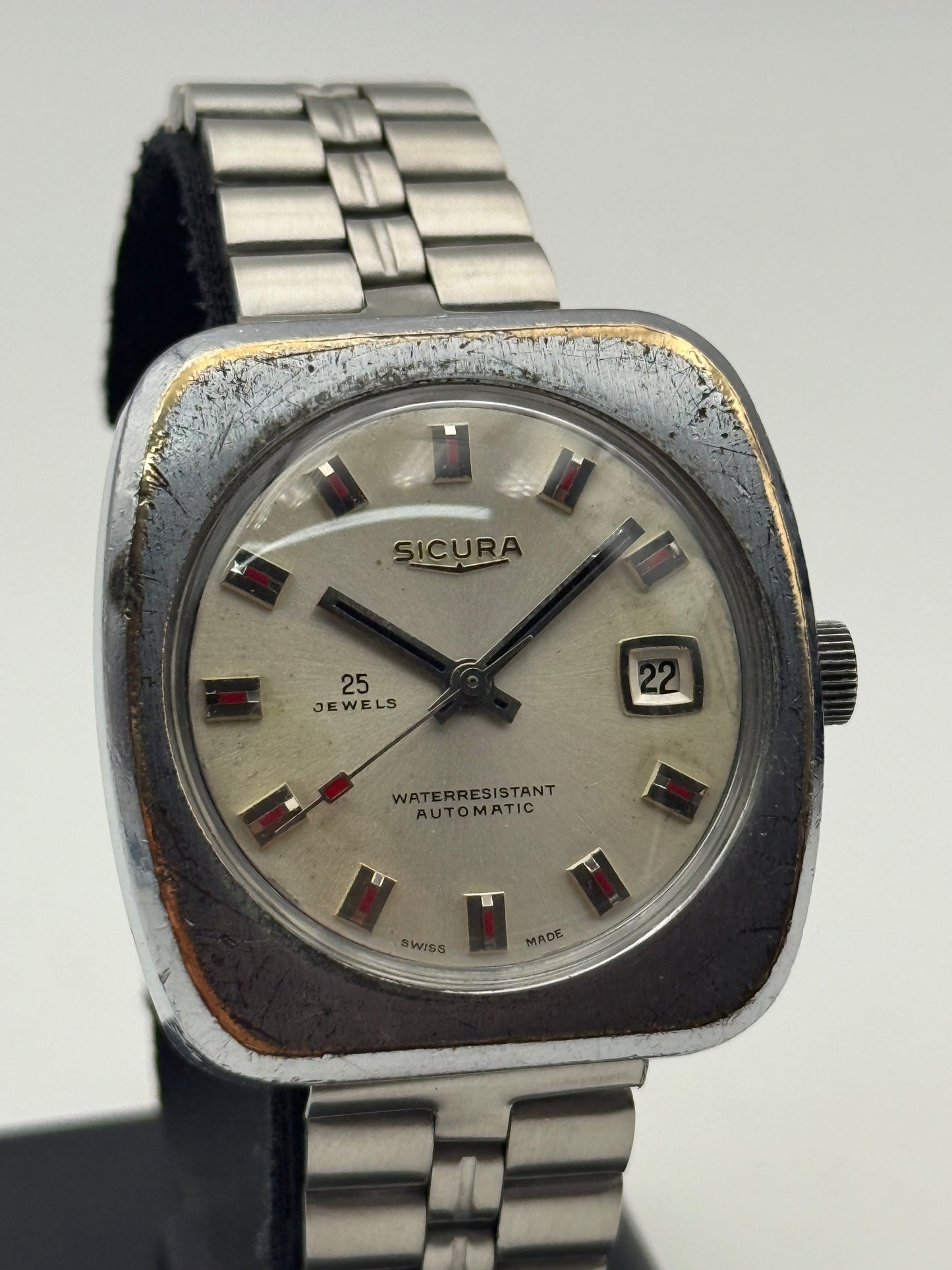 sicura automatic 25 jewels 39mm
