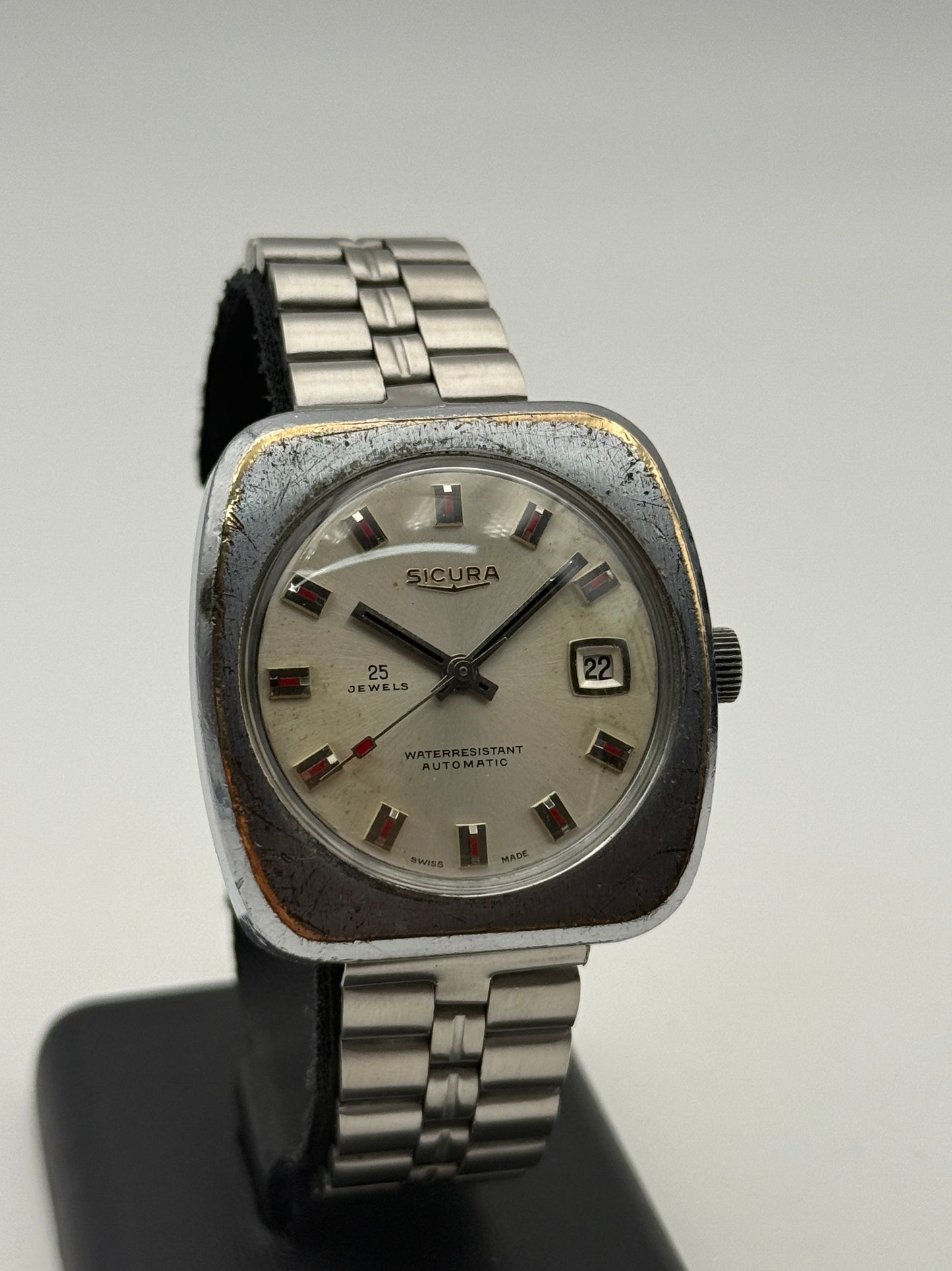 sicura automatic 25 jewels 39mm
