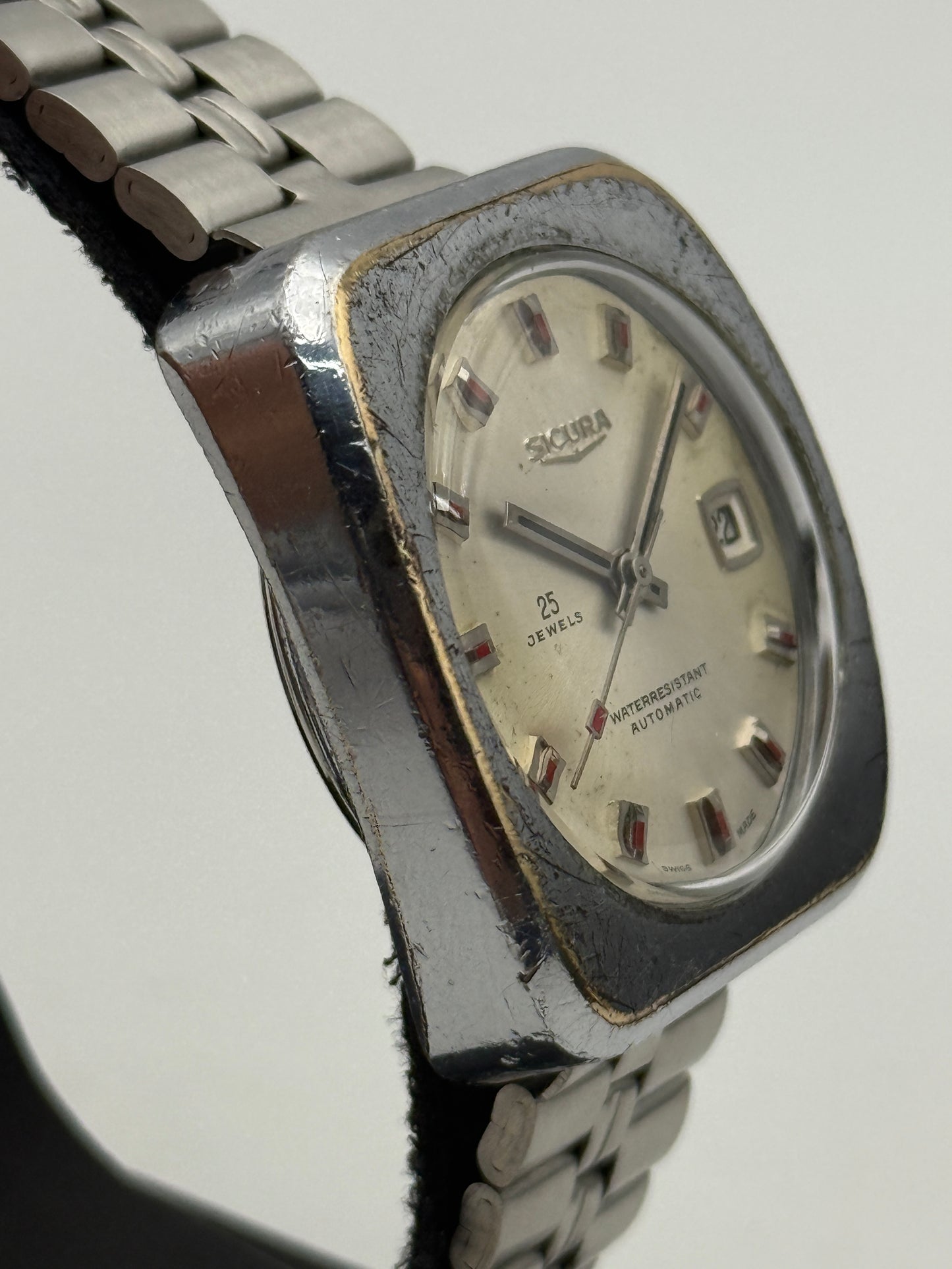 sicura automatic 25 jewels 39mm