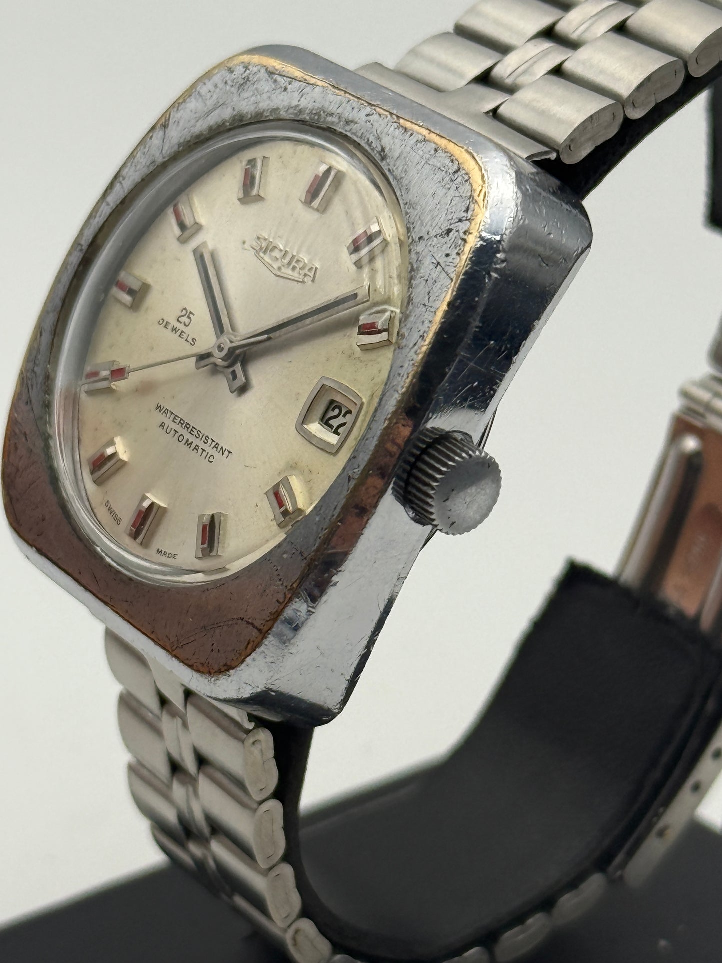 sicura automatic 25 jewels 39mm