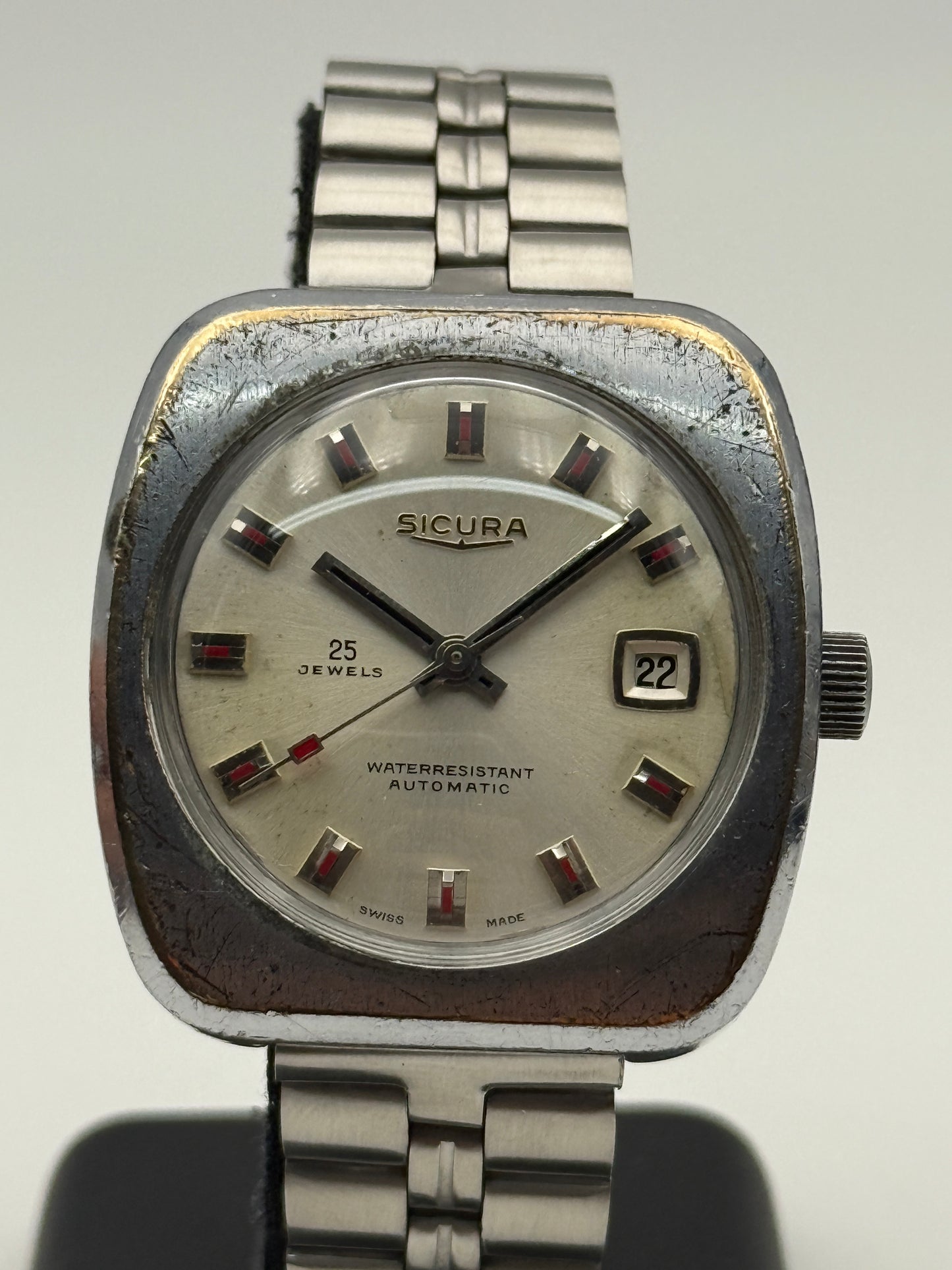 sicura automatic 25 jewels 39mm
