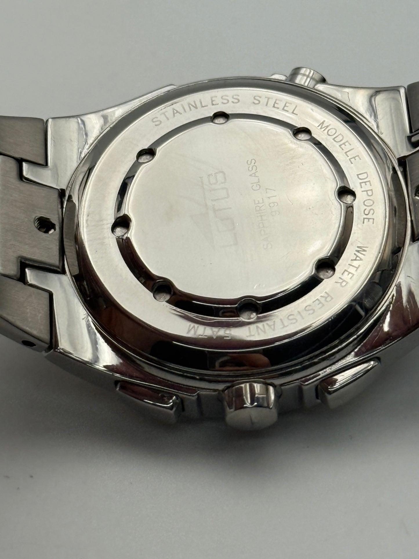 lotus grand complication model deposè 9917 sapphire glass
