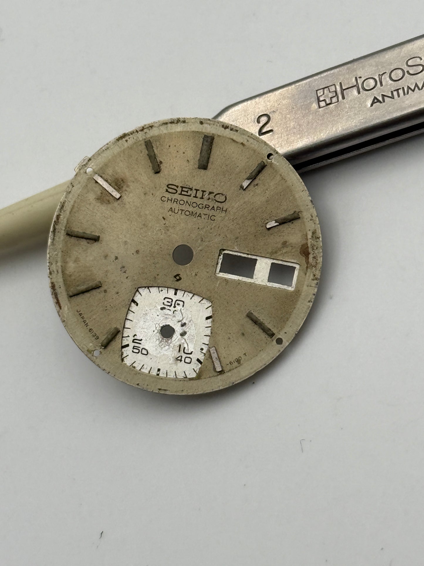 seiko 6139 ghost 28,3mm dial quadrante