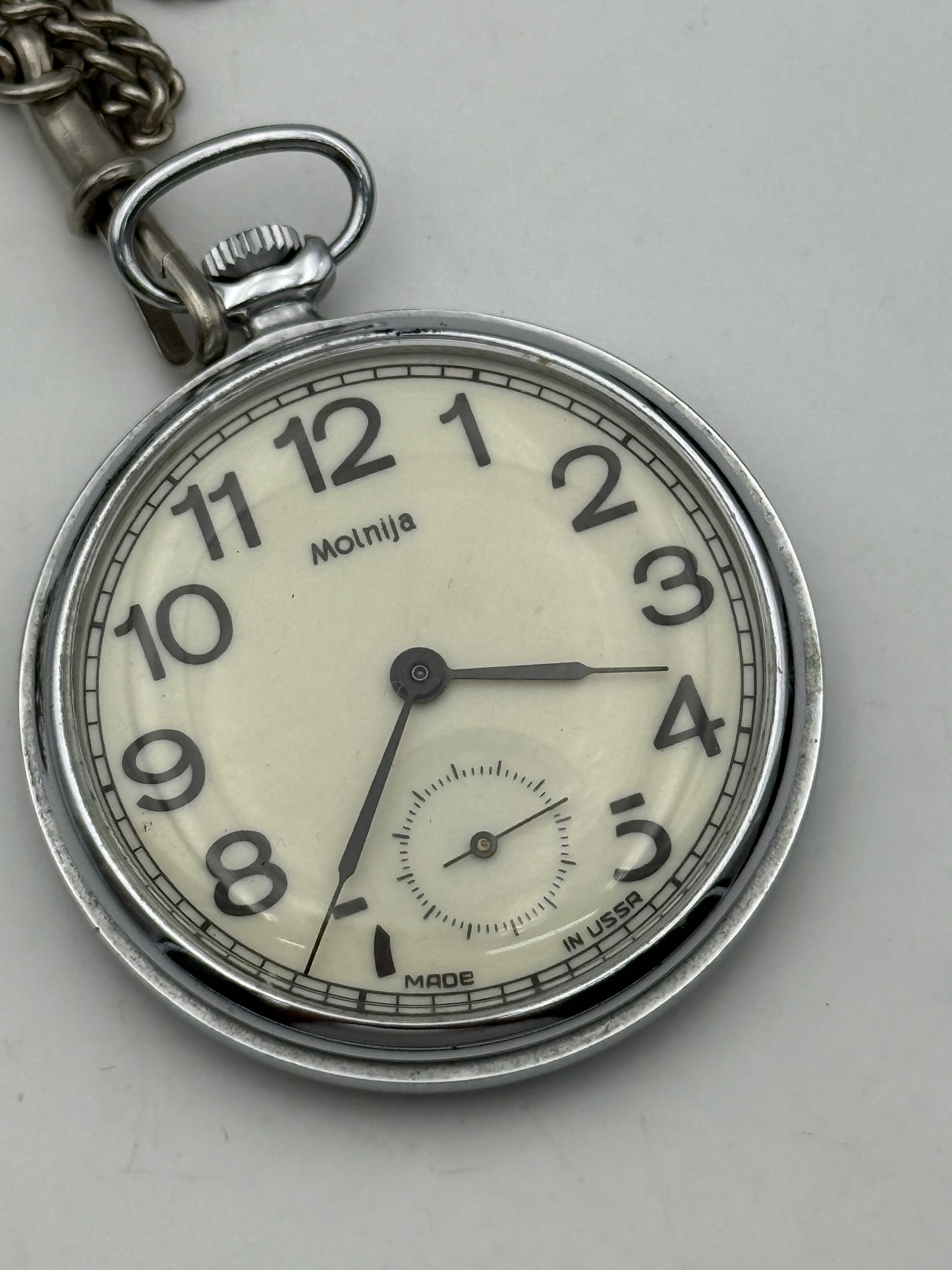 molnjia pocketa watch urss 45mm vintage