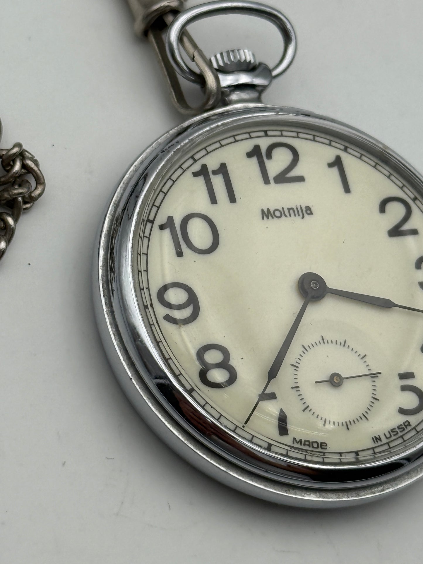 molnjia pocketa watch urss 45mm vintage