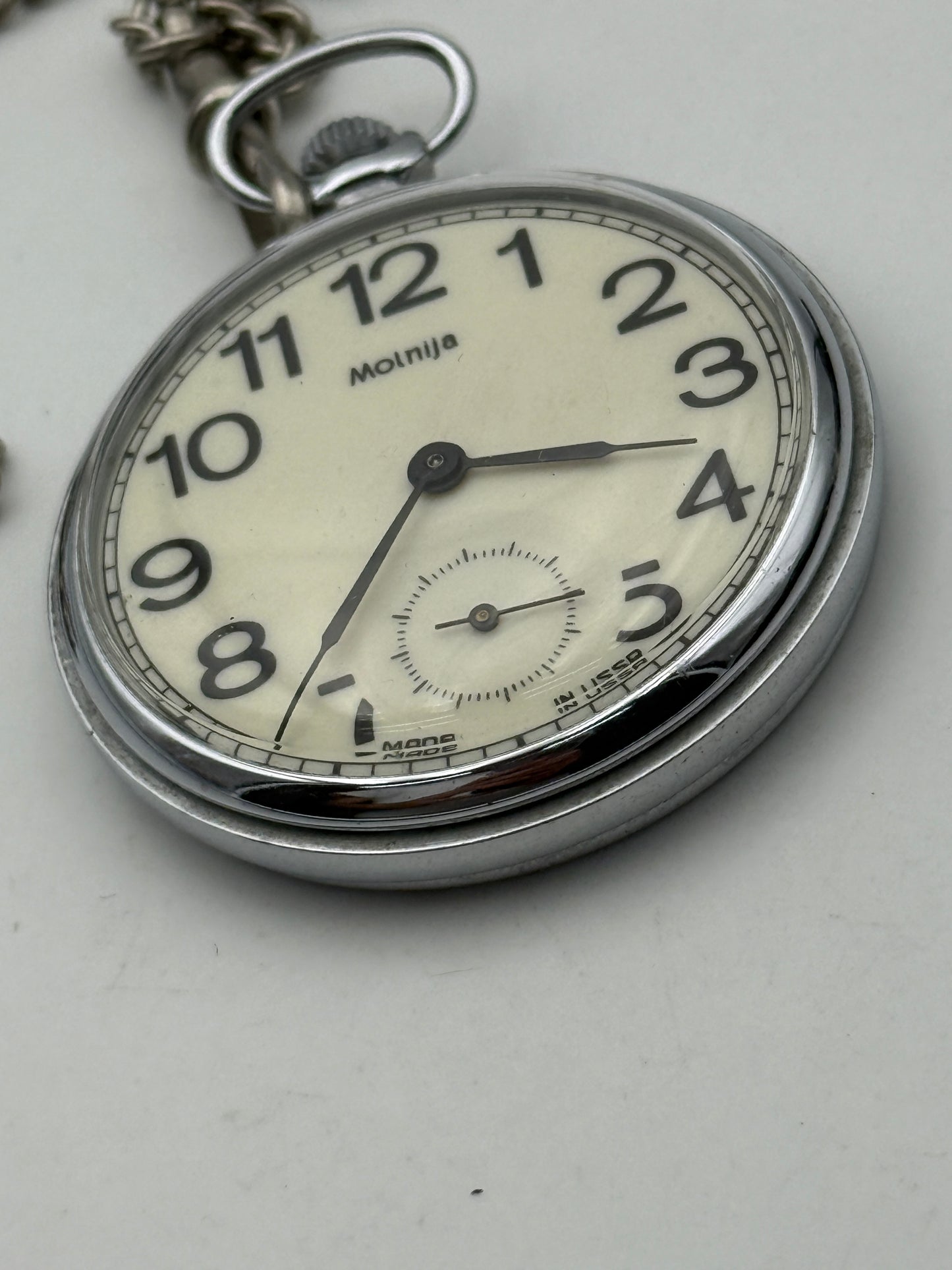 molnjia pocketa watch urss 45mm vintage