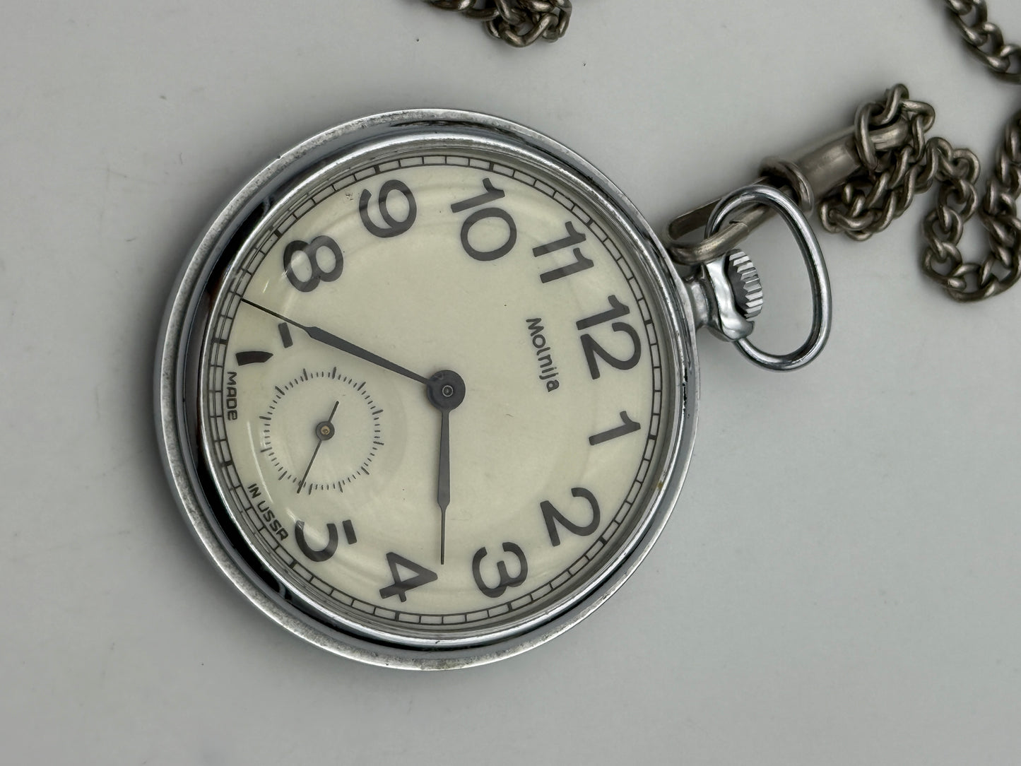 molnjia pocketa watch urss 45mm vintage