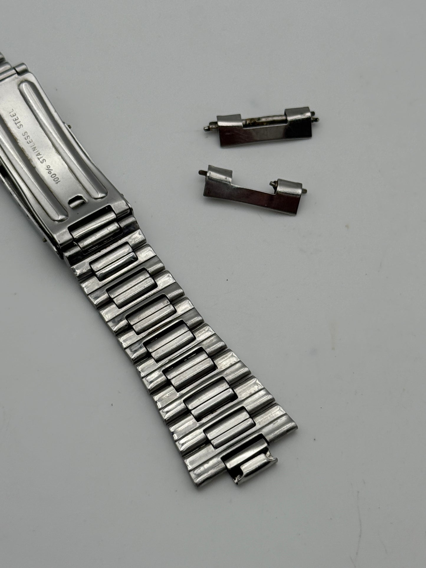 perseo 19mm bracciale bracelet steel vintage  cod.1035