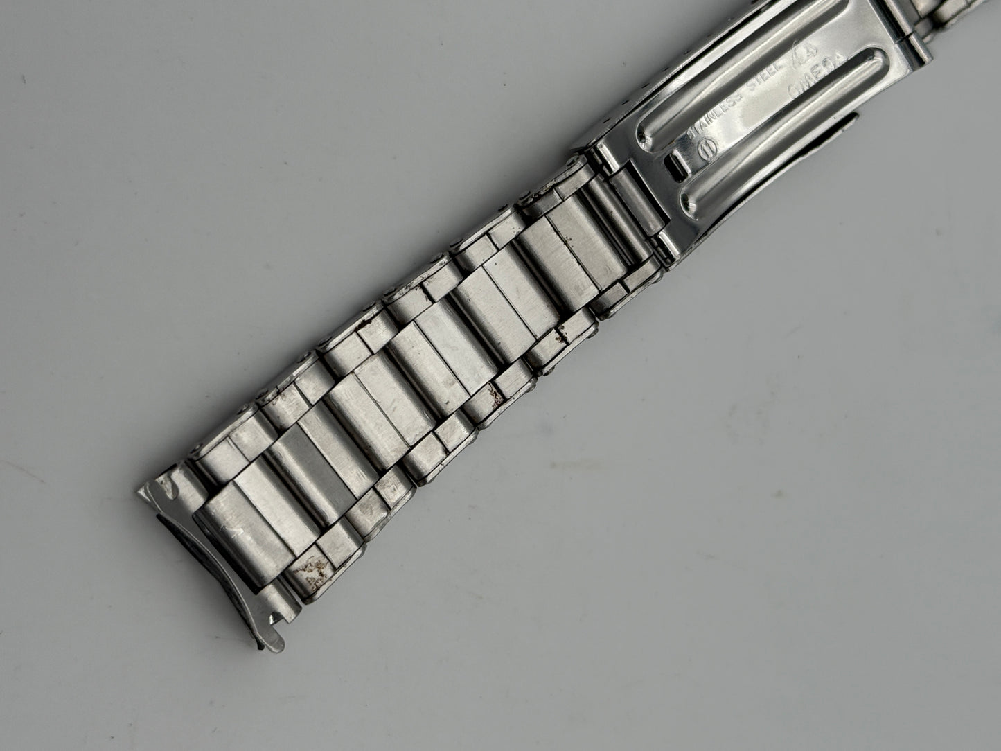 omega no.11 18mm bracciale bravelet vintage riveted rivettato
