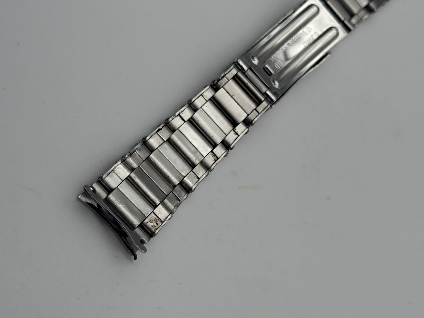 omega no.11 18mm bracciale bravelet vintage riveted rivettato
