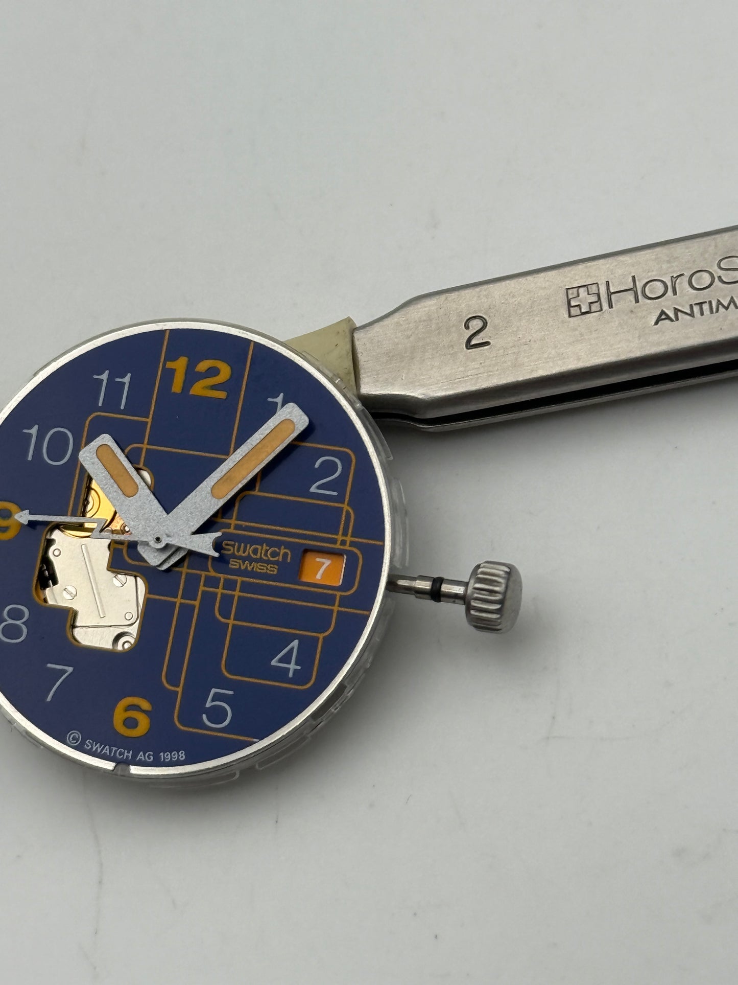 swatch autoquartz movement movimento rare vintage