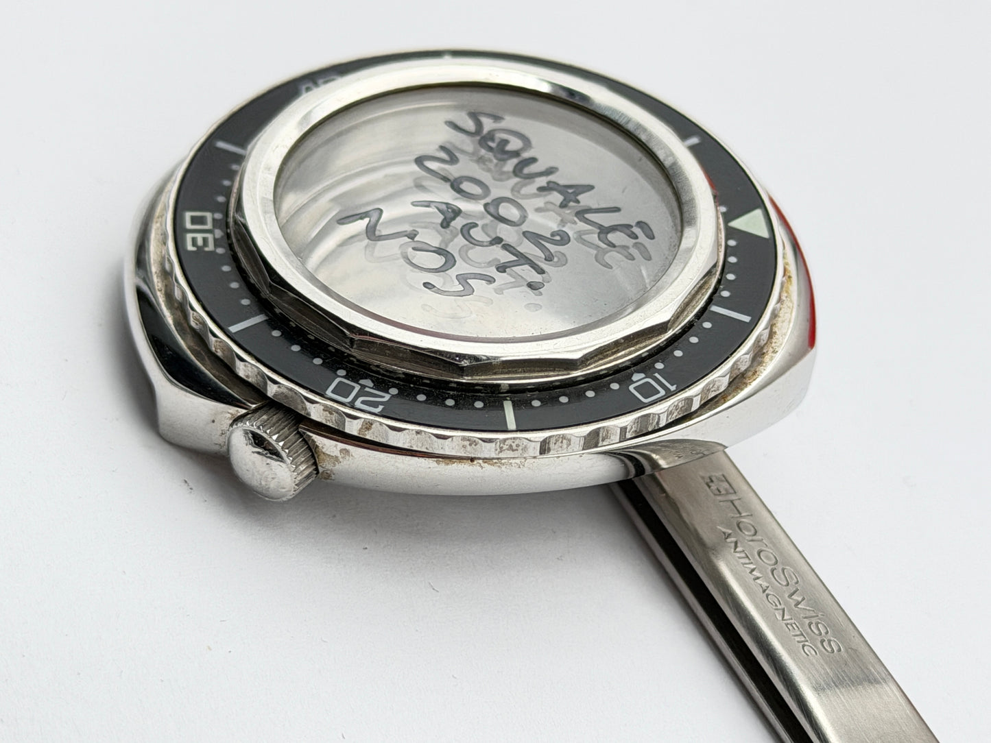 Squale cassa case vintage 2002 nos 44 mm first series