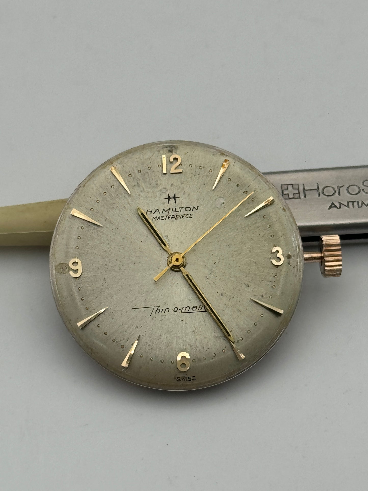 Hamilton thin o matic 620 buren 1005 microrotor movement movimento