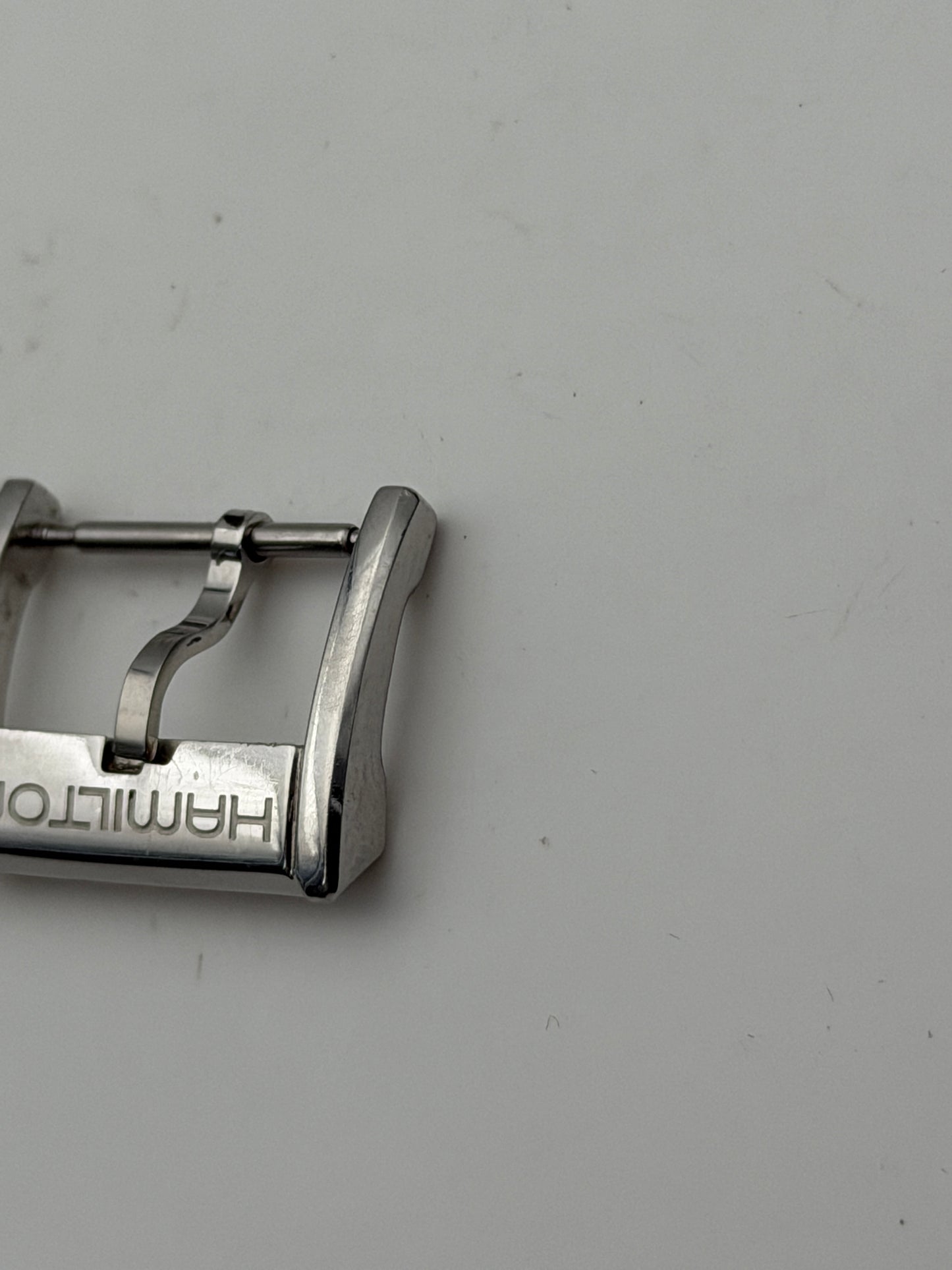 hamilton 18mm acciaio fibbia buckle