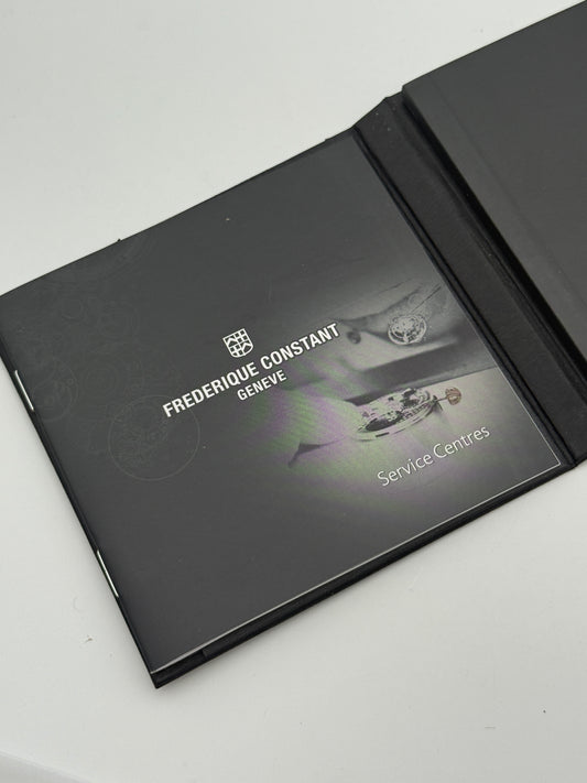 federique constant warranty booklet garanzia libretto bianca white automatic