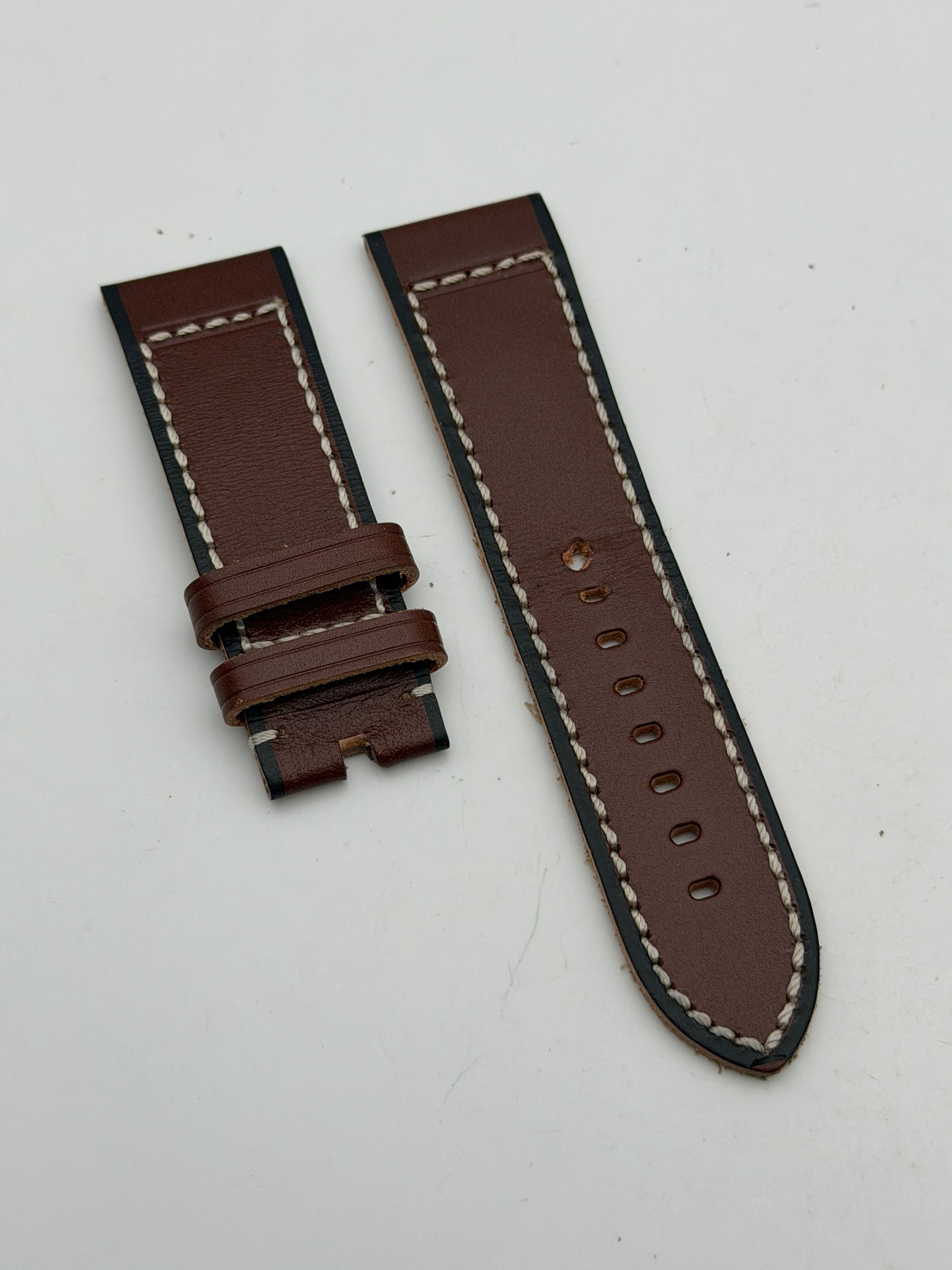 panerai 24mm Marrone cinturino strap