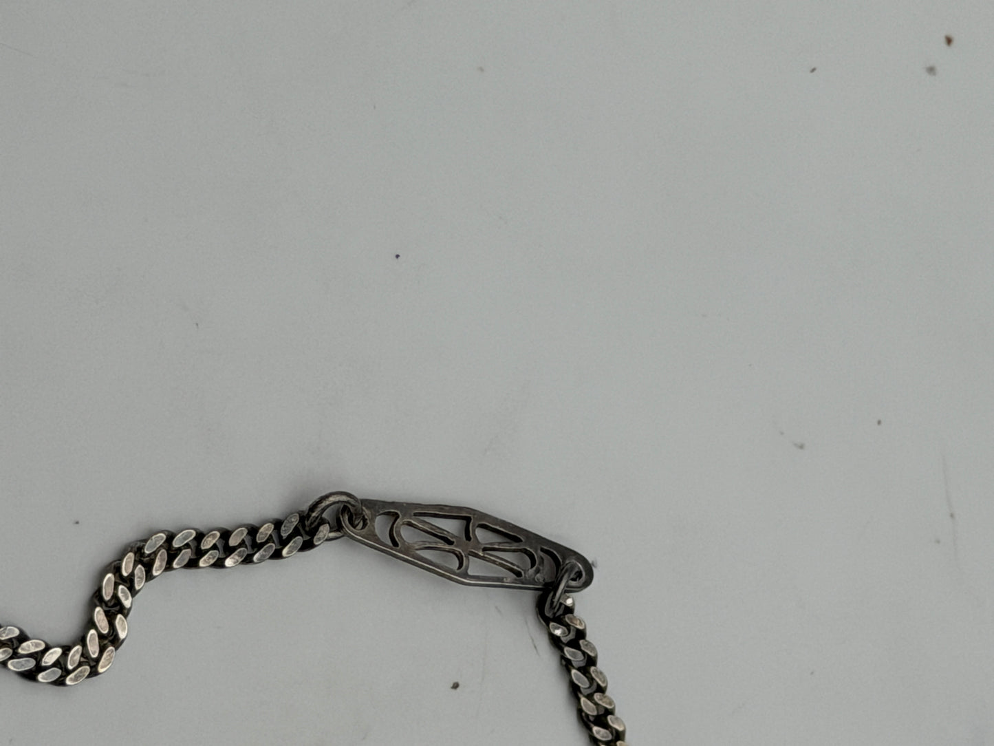 catena in argento 0,900 silver pocket watch chain orologio da tasca vintage