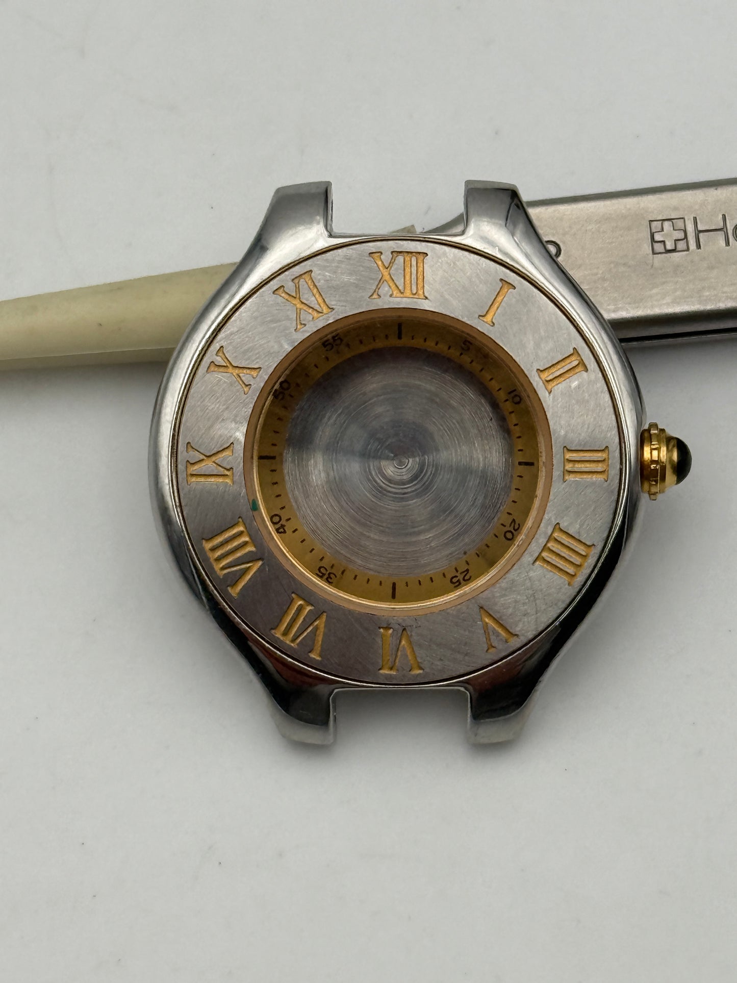 cartier must de cartier 21 1340 28mm cassa case swiss made
