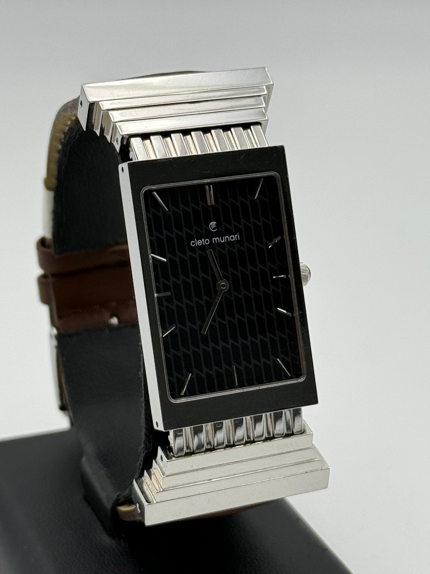 Cleto Munari Raro Orologio Disegnato da Hans Hollein  Per Cleto Munari Nel 1995