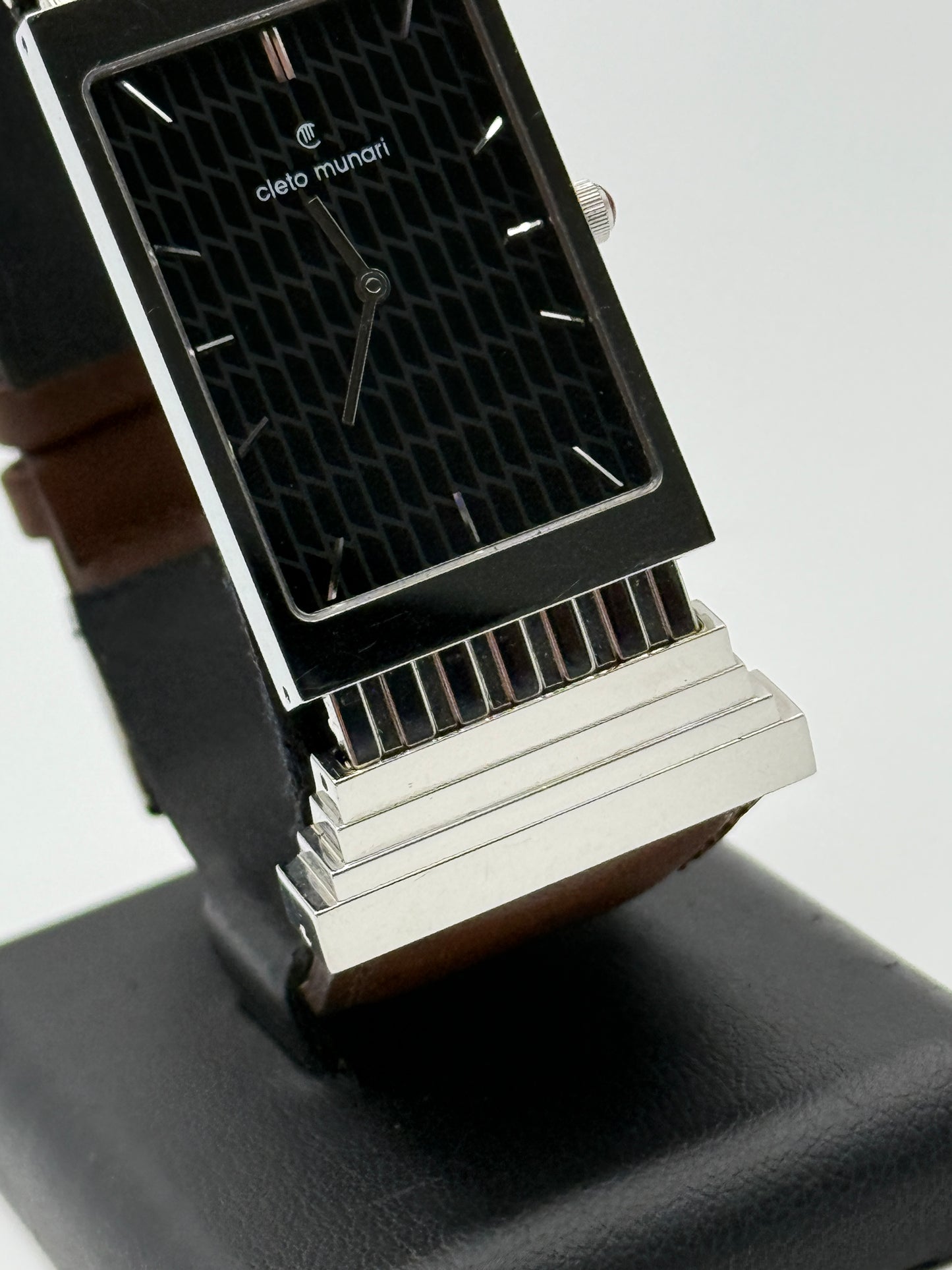 Cleto Munari Raro Orologio Disegnato da Hans Hollein  Per Cleto Munari Nel 1995