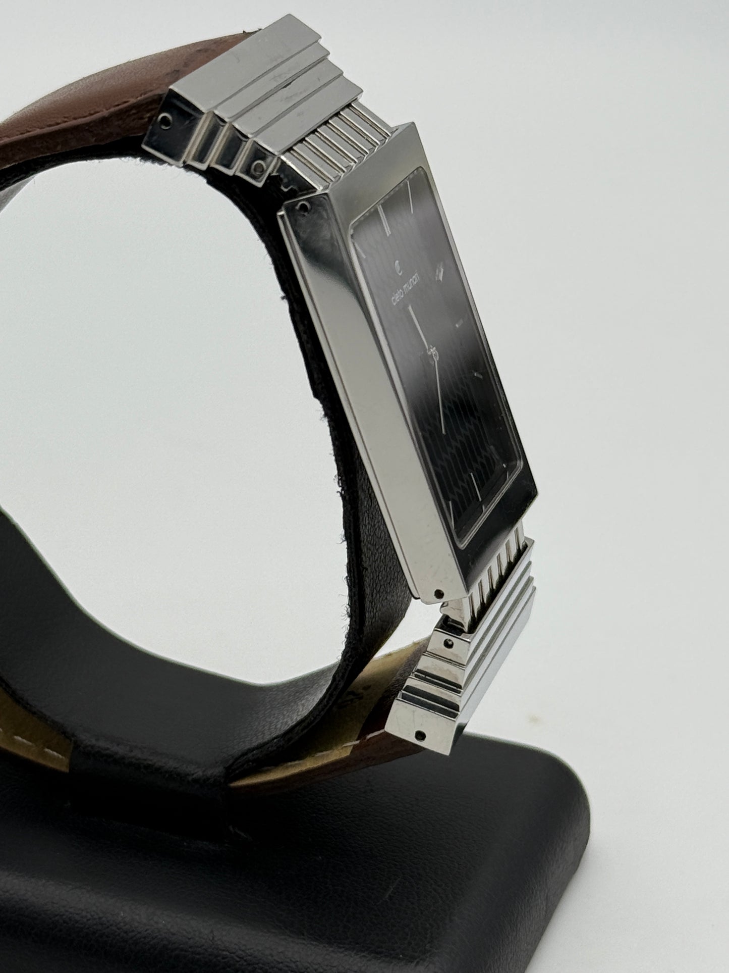 Cleto Munari Raro Orologio Disegnato da Hans Hollein  Per Cleto Munari Nel 1995