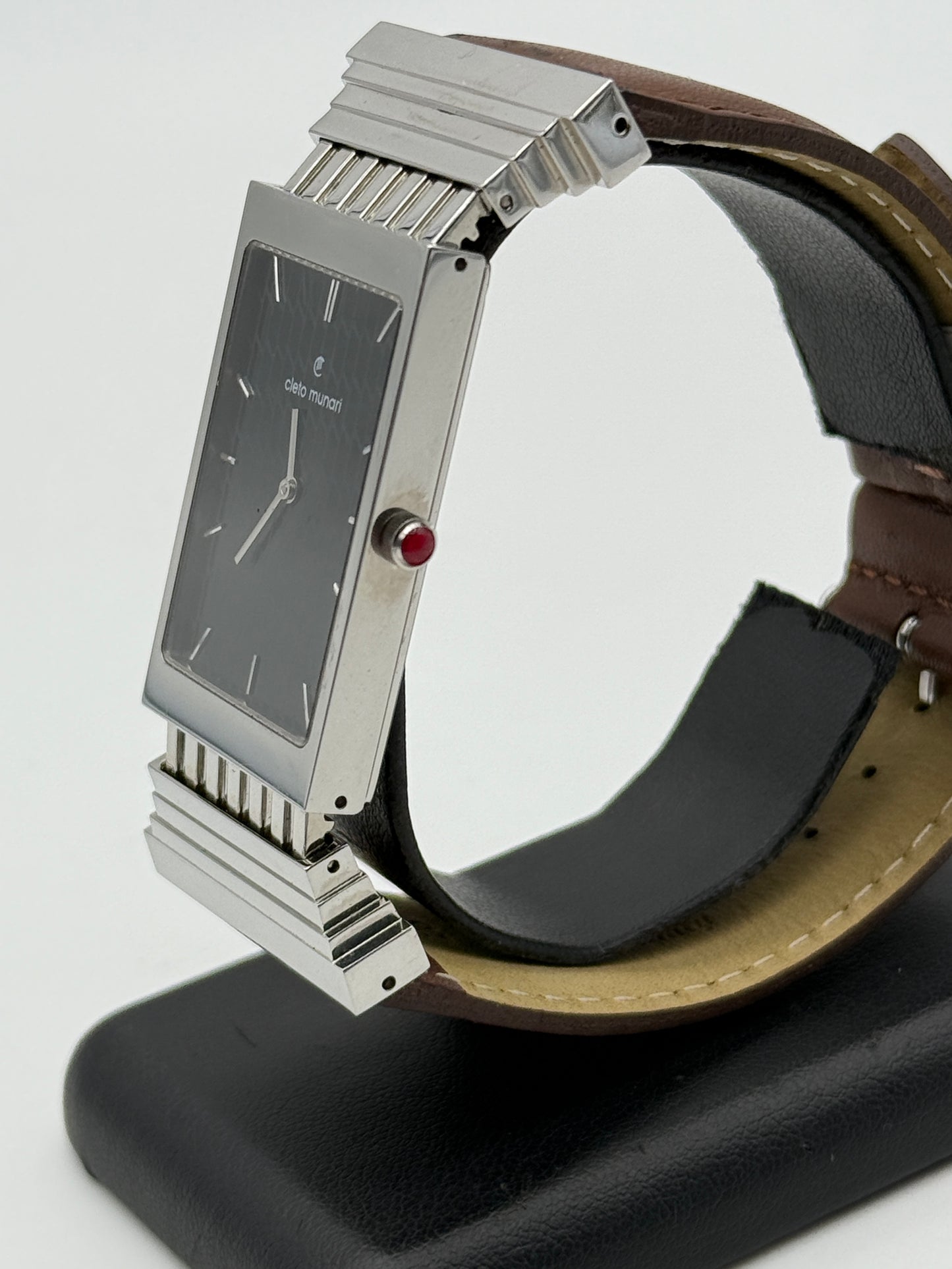 Cleto Munari Raro Orologio Disegnato da Hans Hollein  Per Cleto Munari Nel 1995