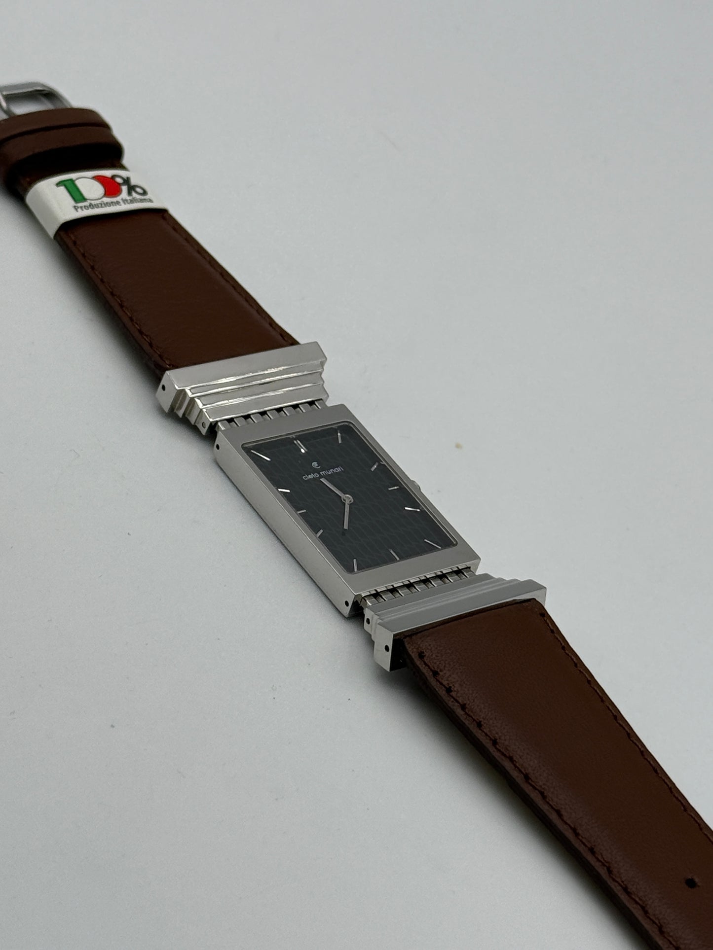 Cleto Munari Raro Orologio Disegnato da Hans Hollein  Per Cleto Munari Nel 1995