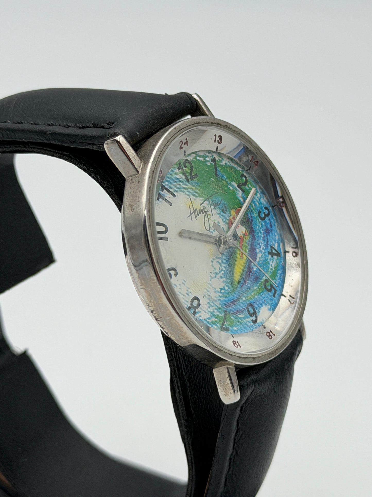 hang time watch paint art 35mm quartz