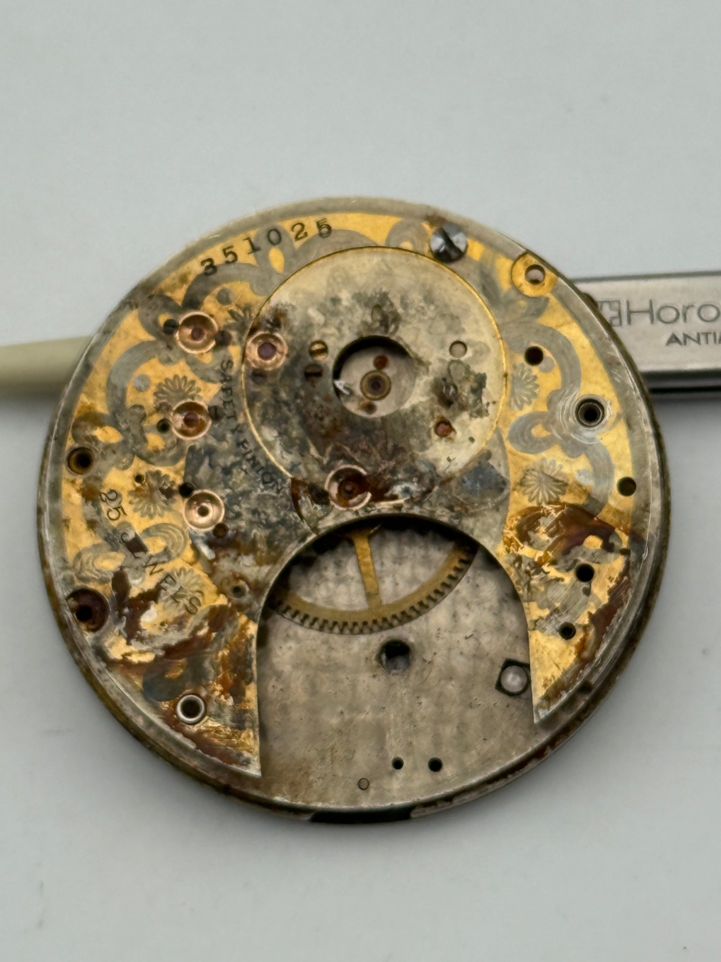 seth thomas 45,5mm pocket watch movement movimento