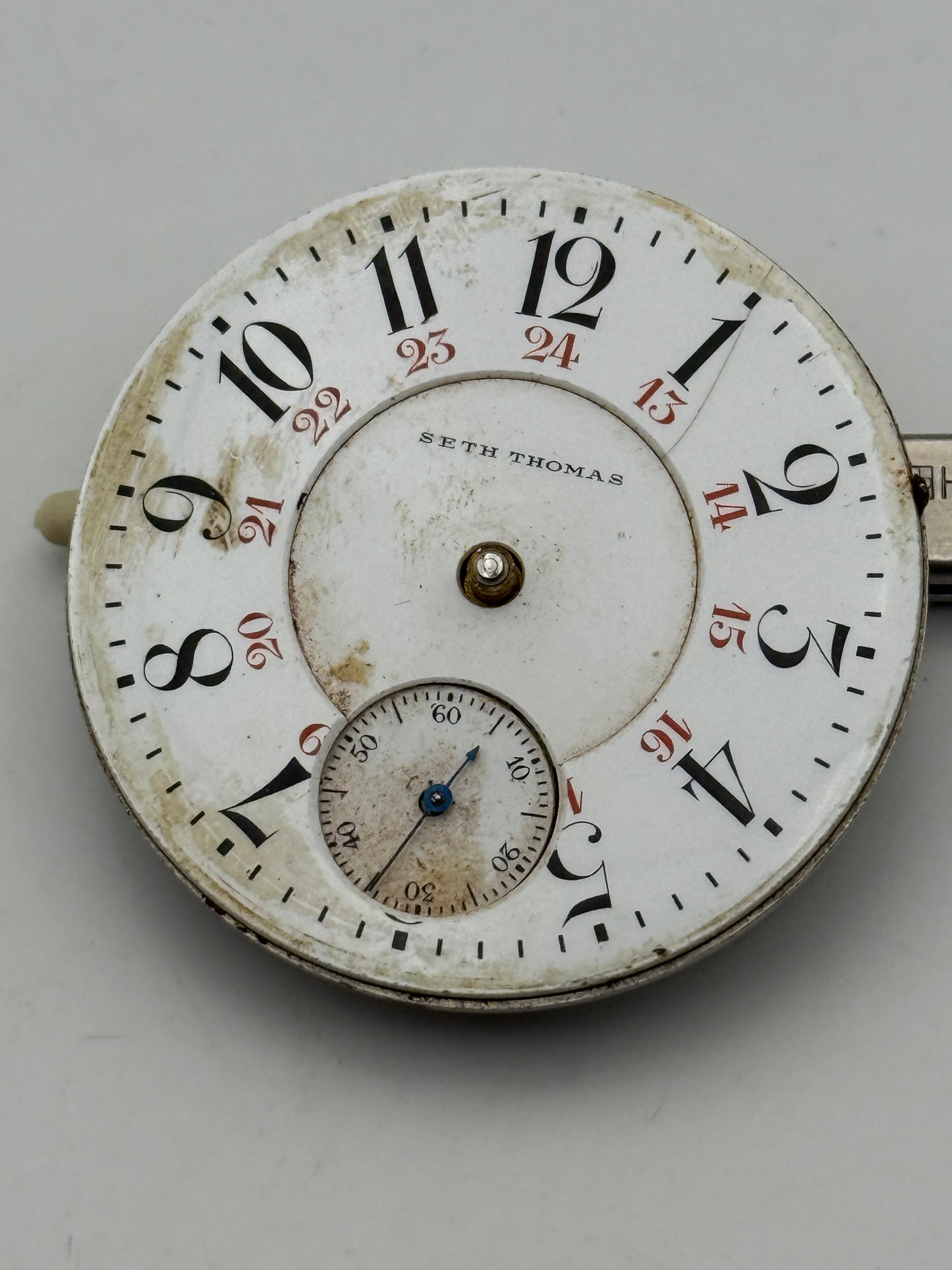 seth thomas 45,5mm pocket watch movement movimento