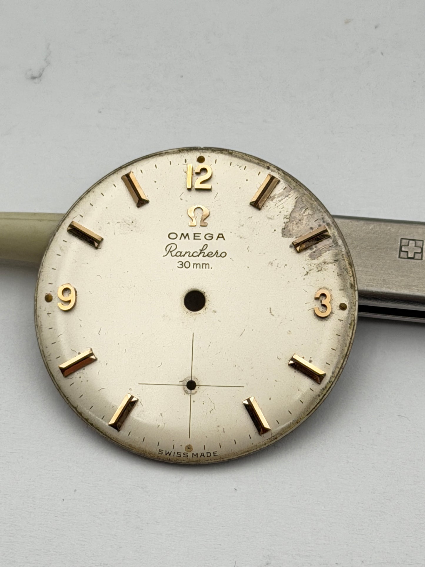 omega ranchero 30mm dial quadrante rare
