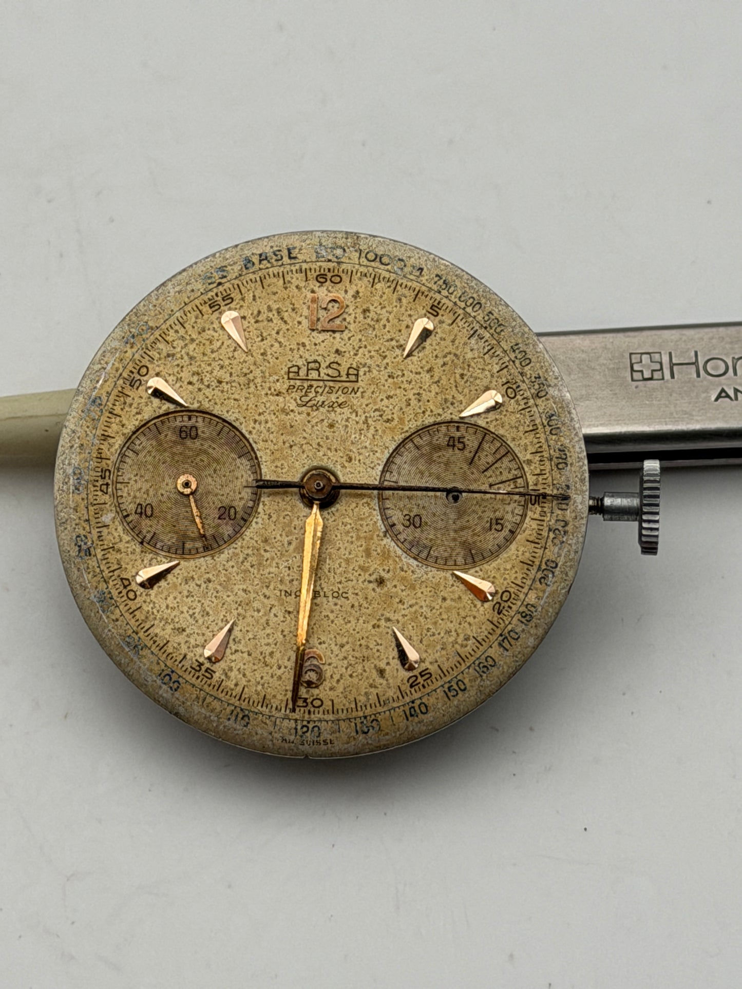 arsa valjoux 22 chronograph movement movimento