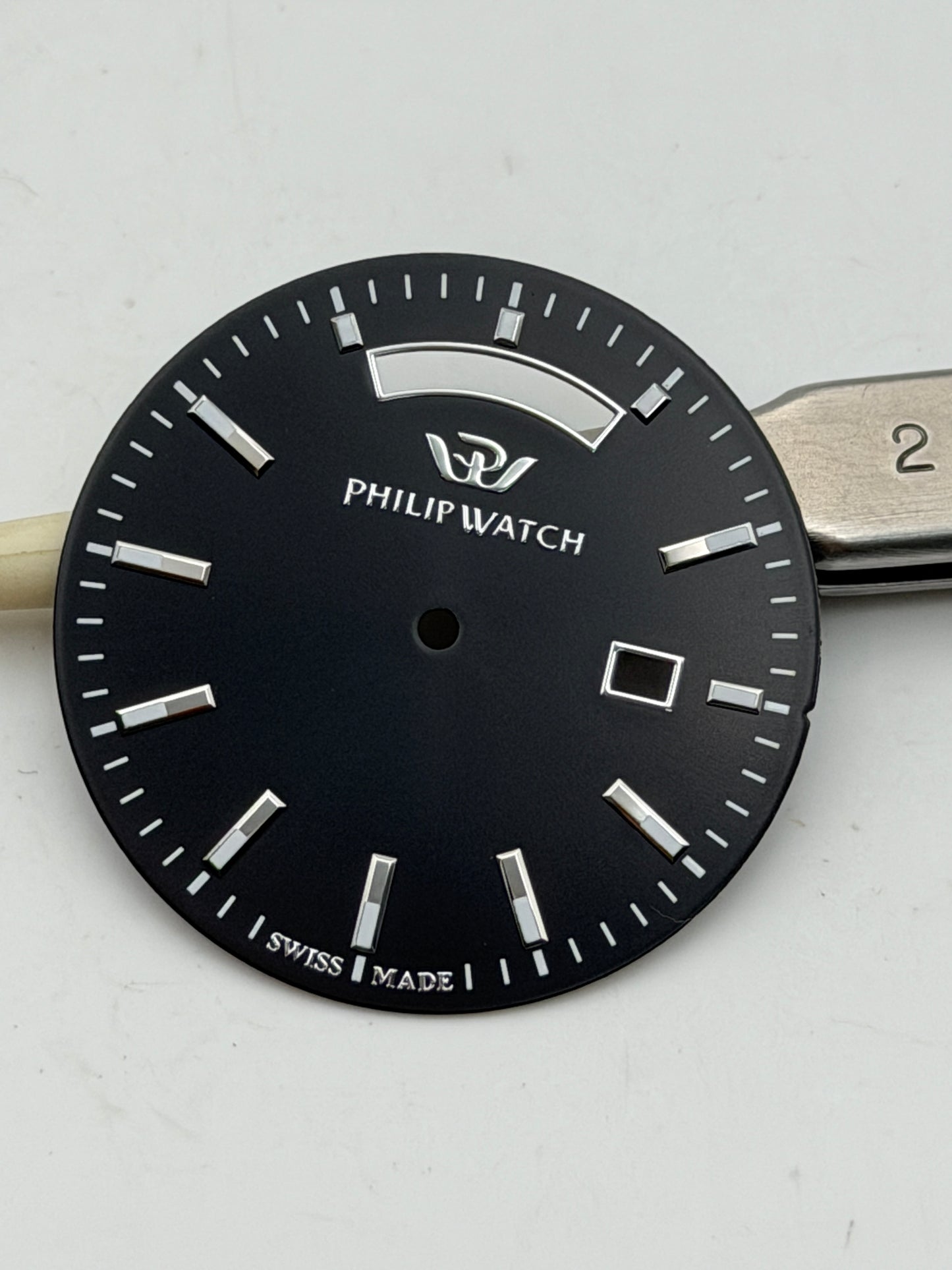 philip watch day date eta 31.4mm dial quadrante