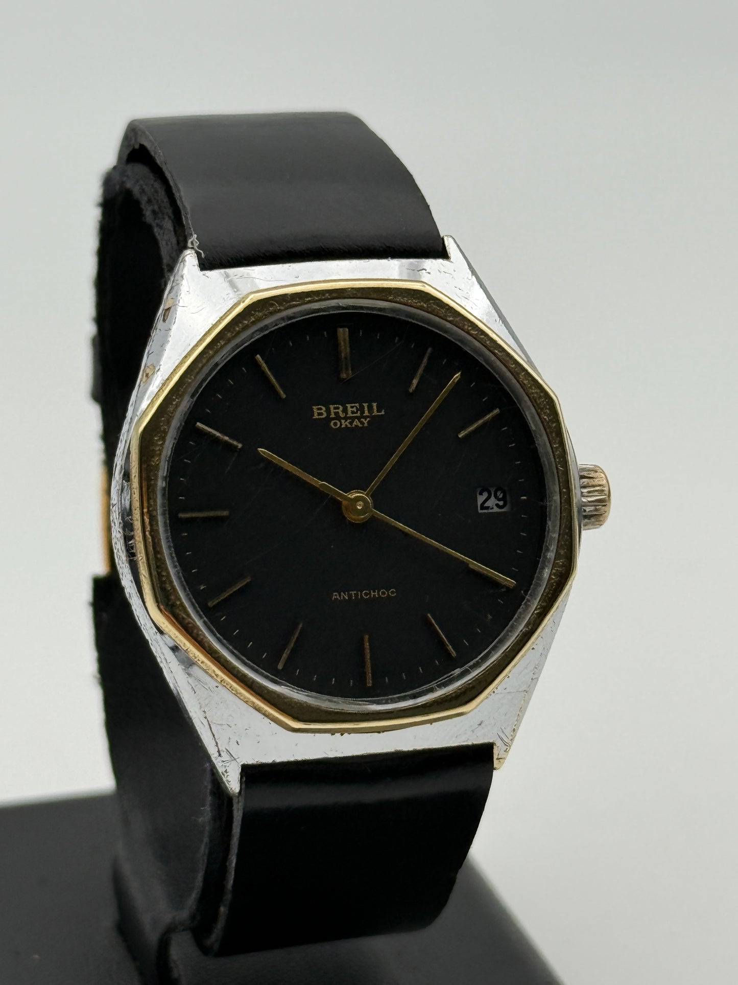 breil okay swiss made vintage black